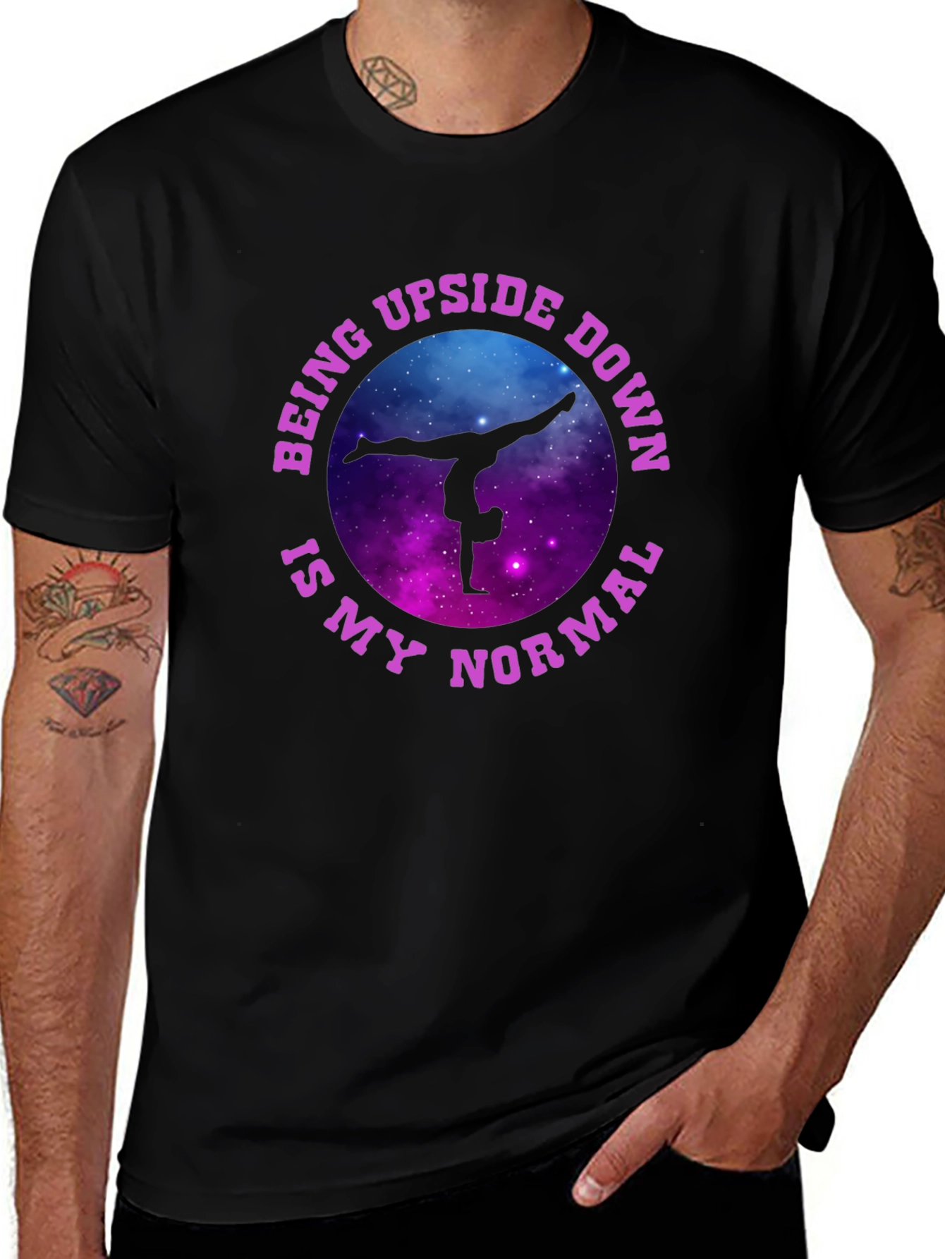 Variant 2 of Upside Down Is My Normal Gymnastics T-Shirt