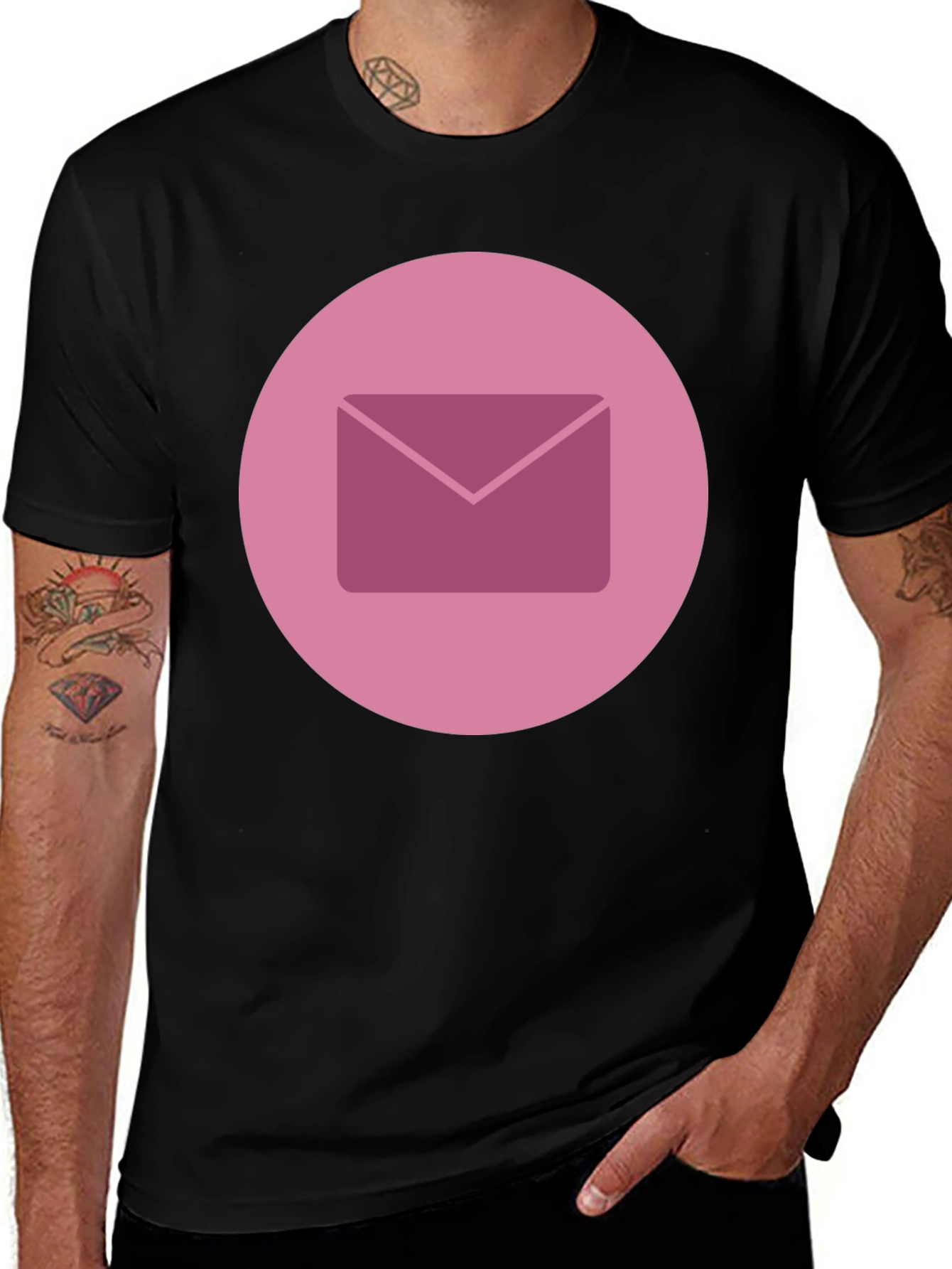 Variant 29 of Envelope Graphic Tee - Modern & Stylish