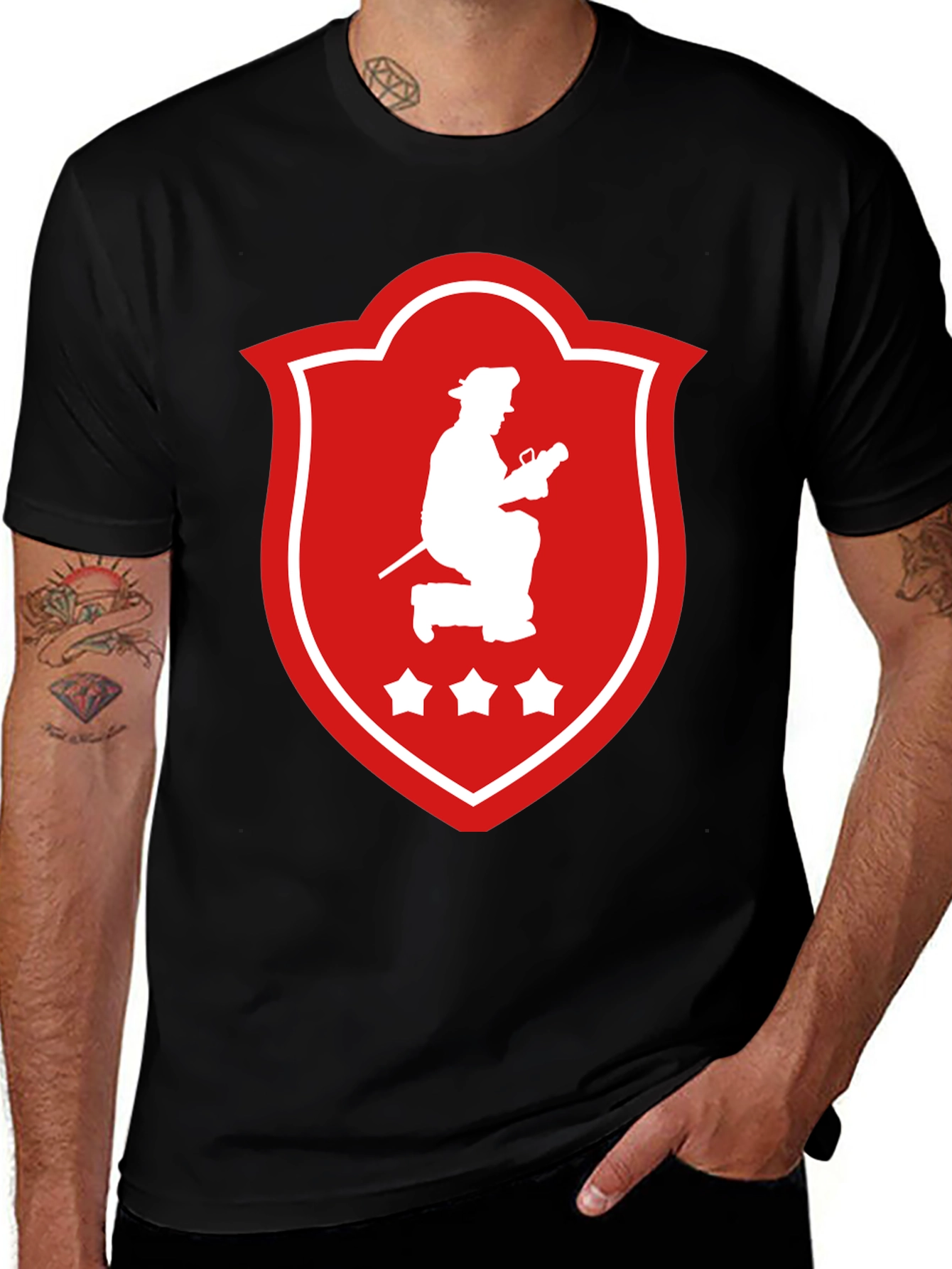 Variant 22 of Firefighter Graphic T-Shirt