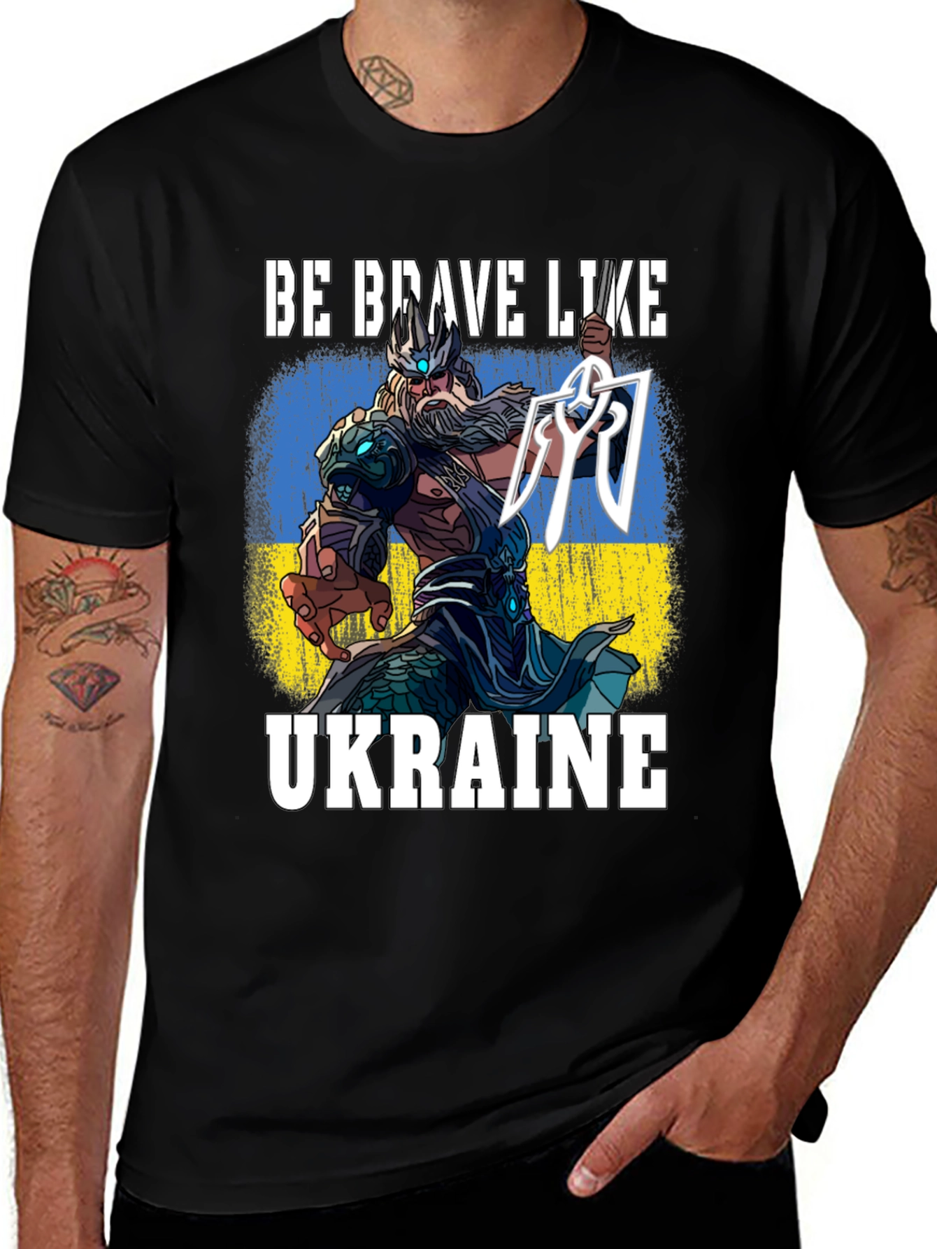Be Brave Like Ukraine Graphic T-Shirt