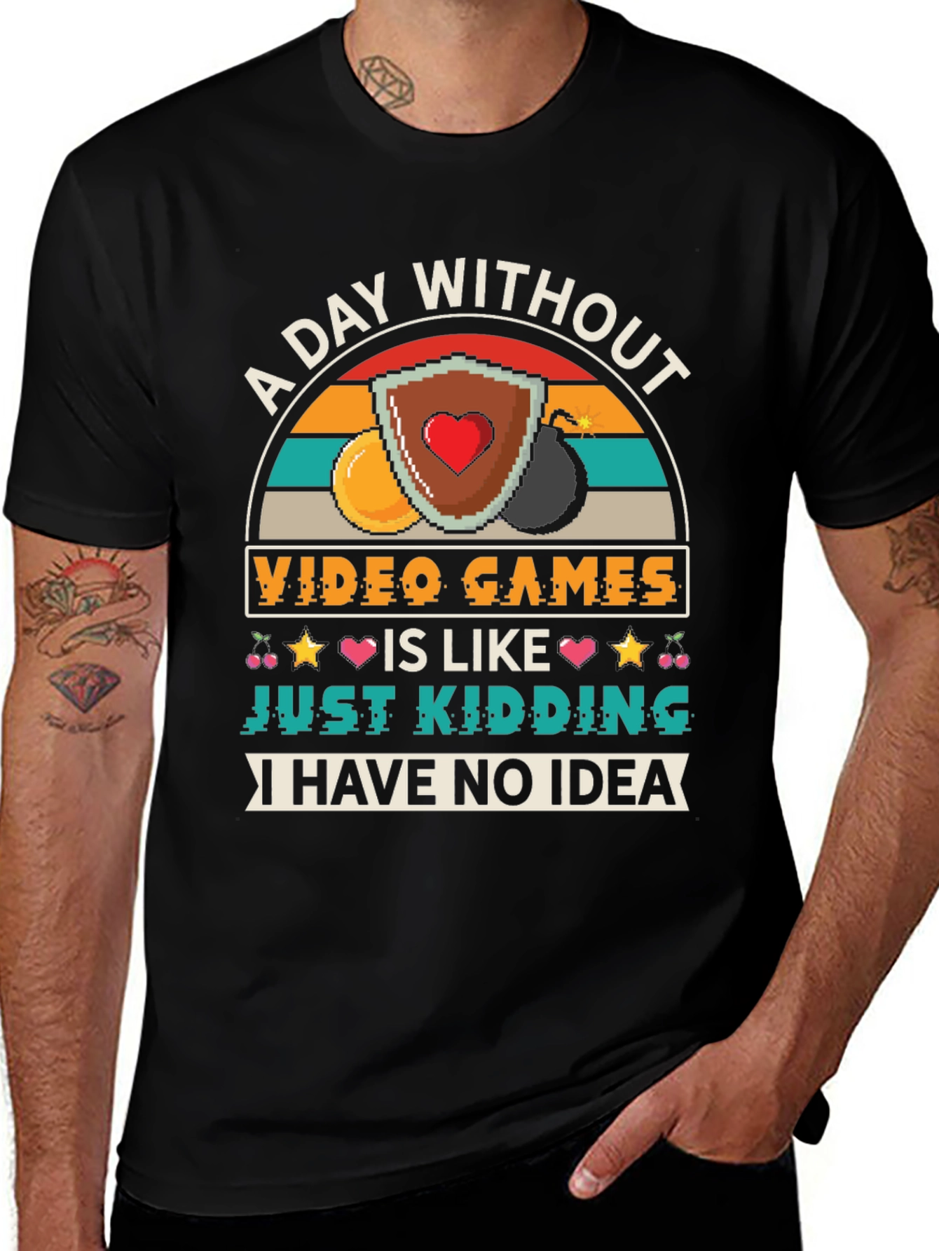 Variant 19 of A Day Without Video Games T-Shirt