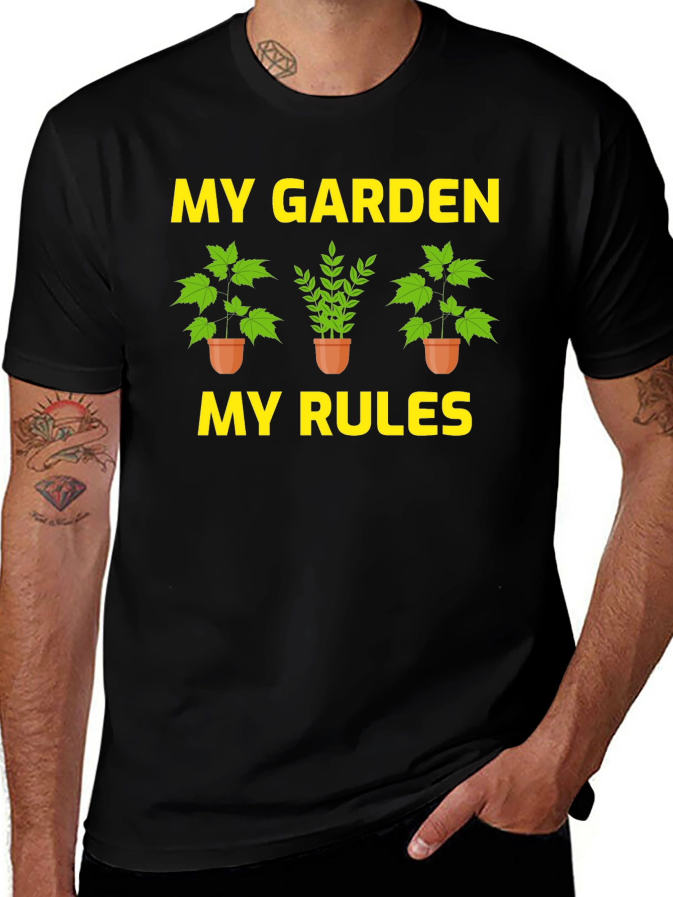 Variant 13 of My Garden My Rules T-Shirt