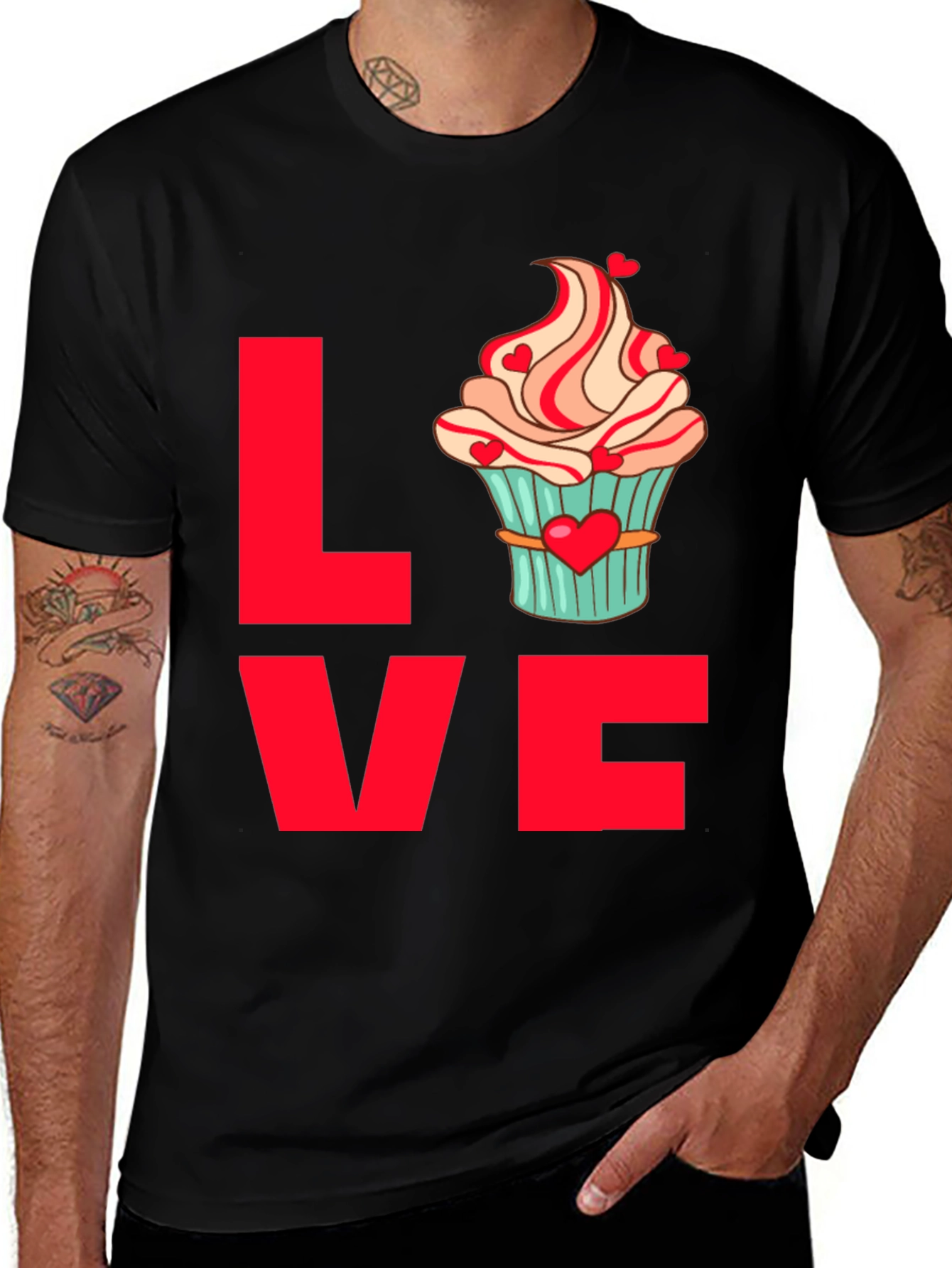 Variant 28 of Love Cupcake T-Shirt | Cute Valentine's Day Tee