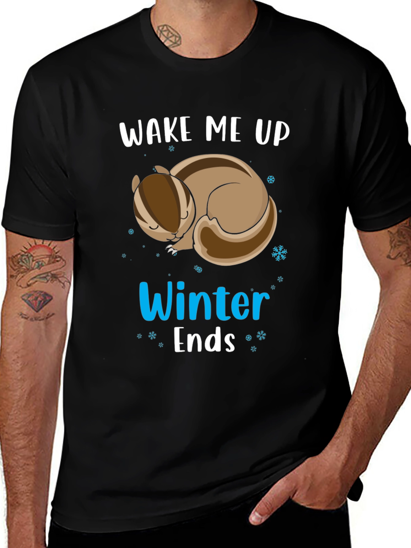 Variant 6 of Wake Me Up When Winter Ends Graphic T-Shirt