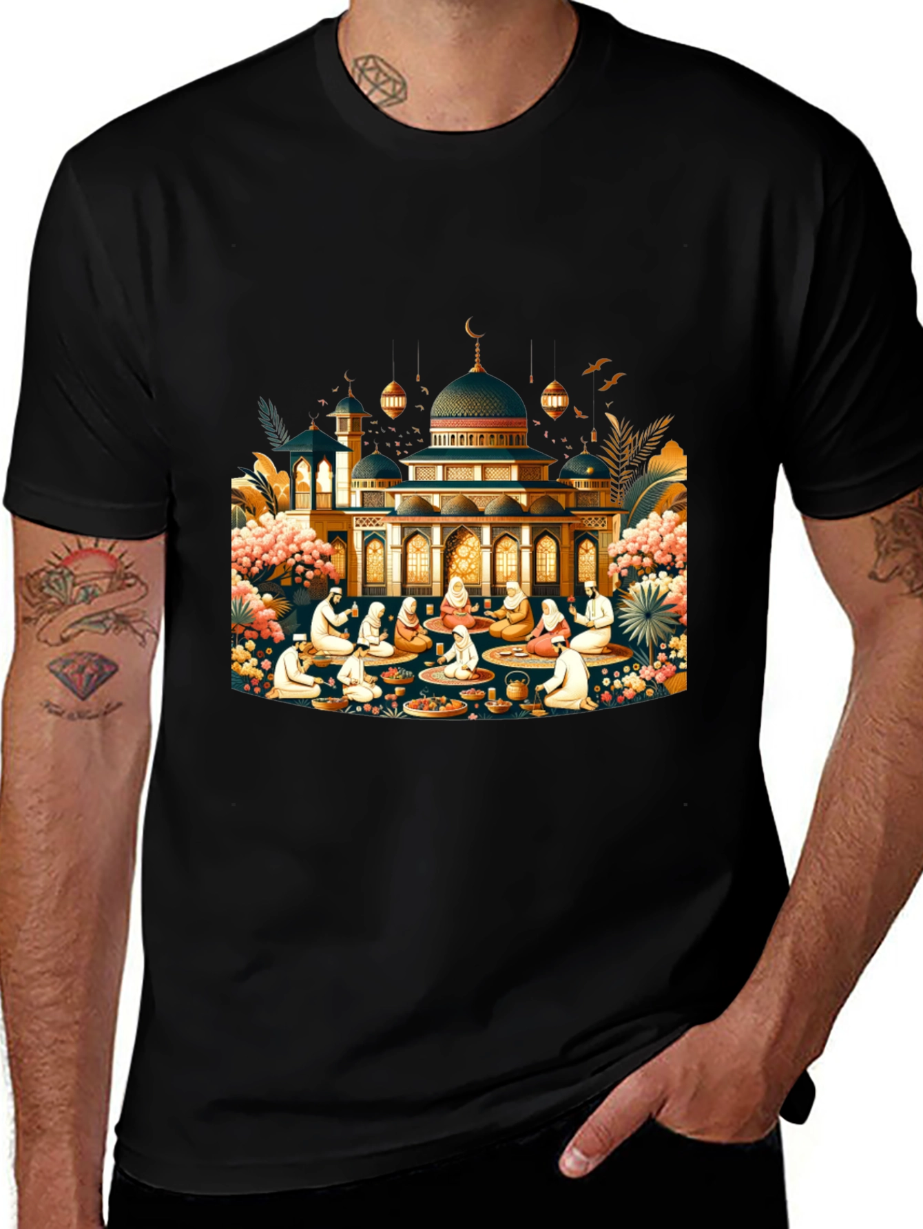 Eid Mubarak Mosque T-Shirt
