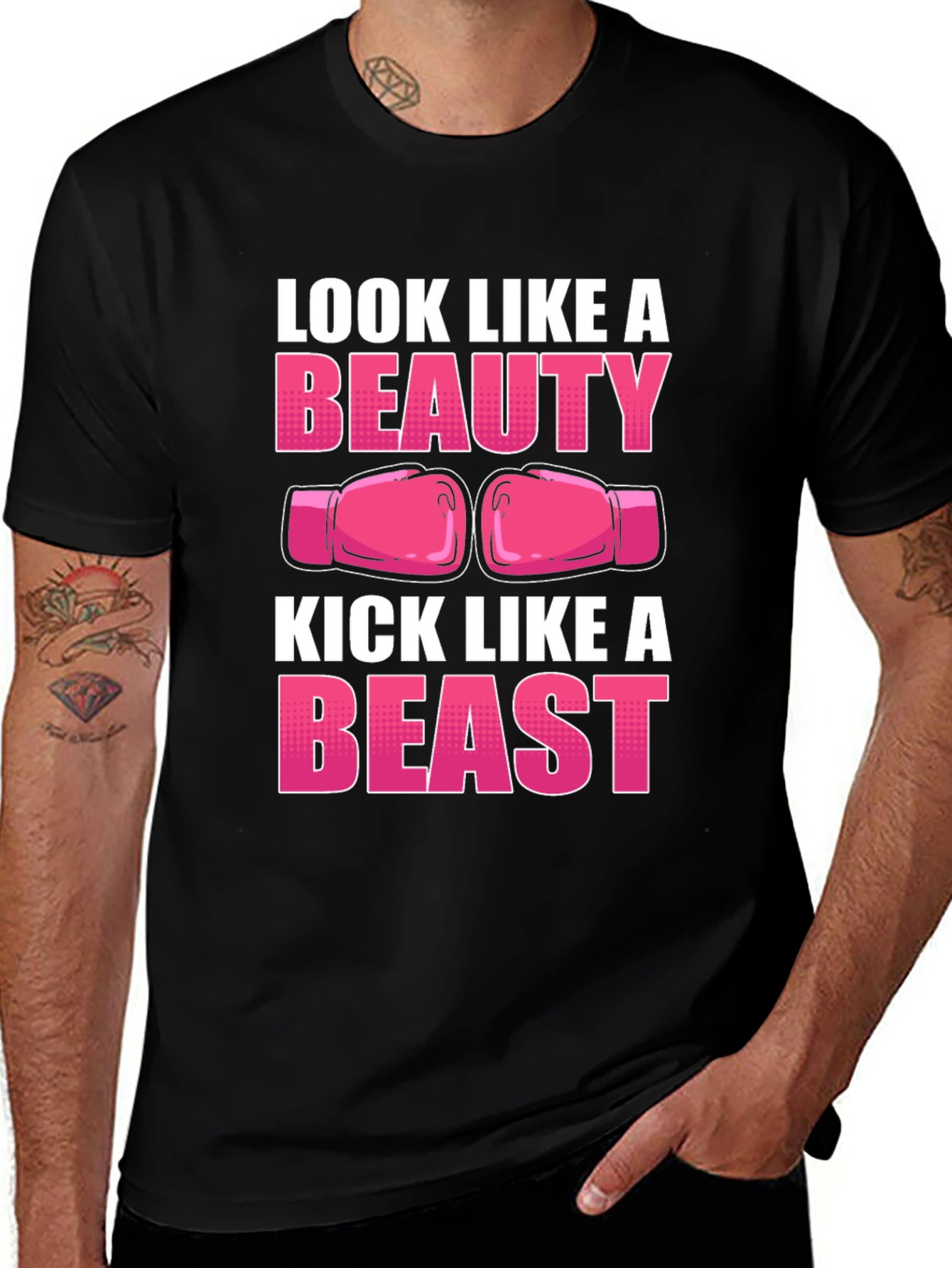 Beauty and Beast Boxing T-Shirt