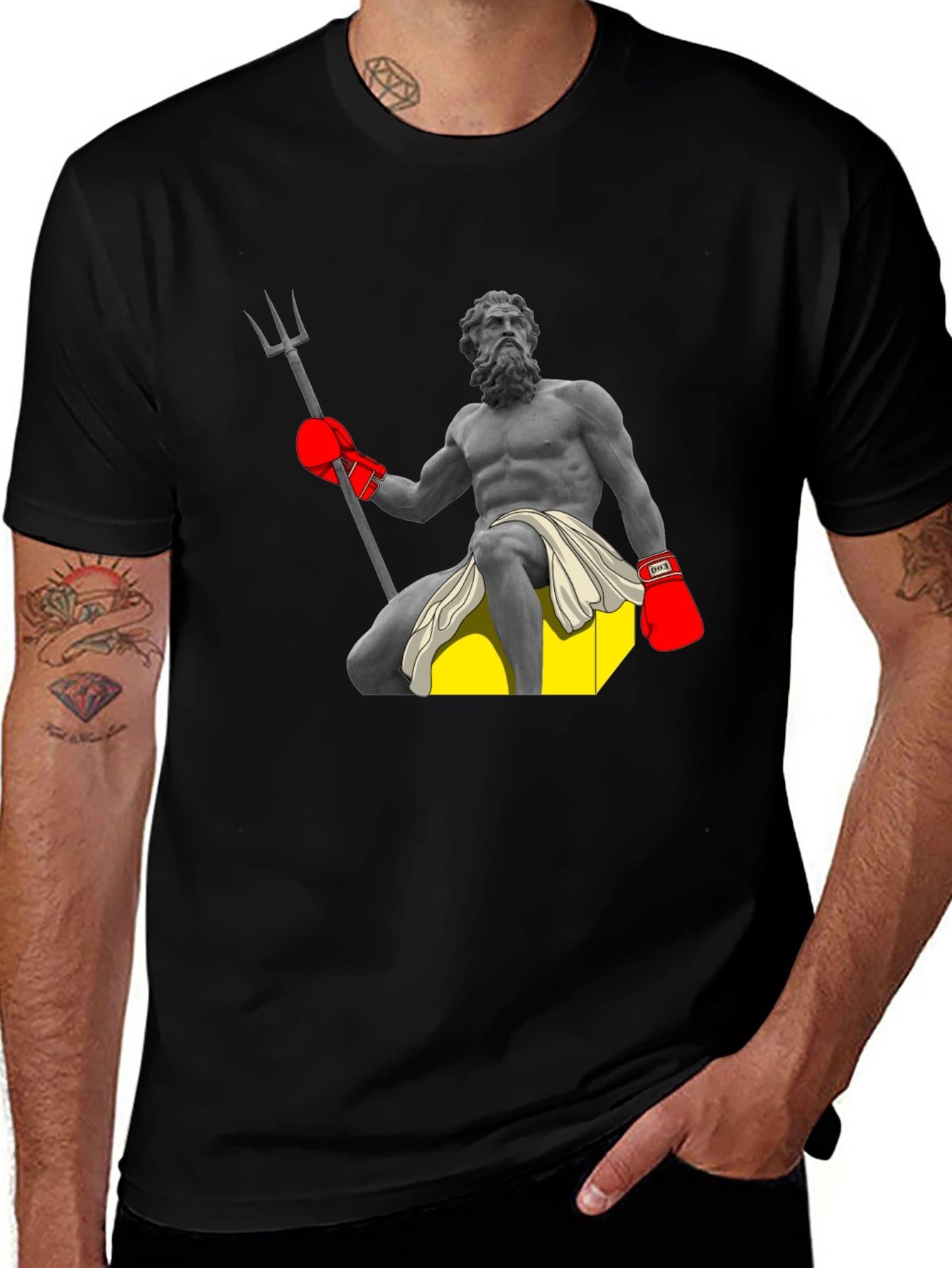 Variant 16 of Boxing Poseidon Graphic Tee