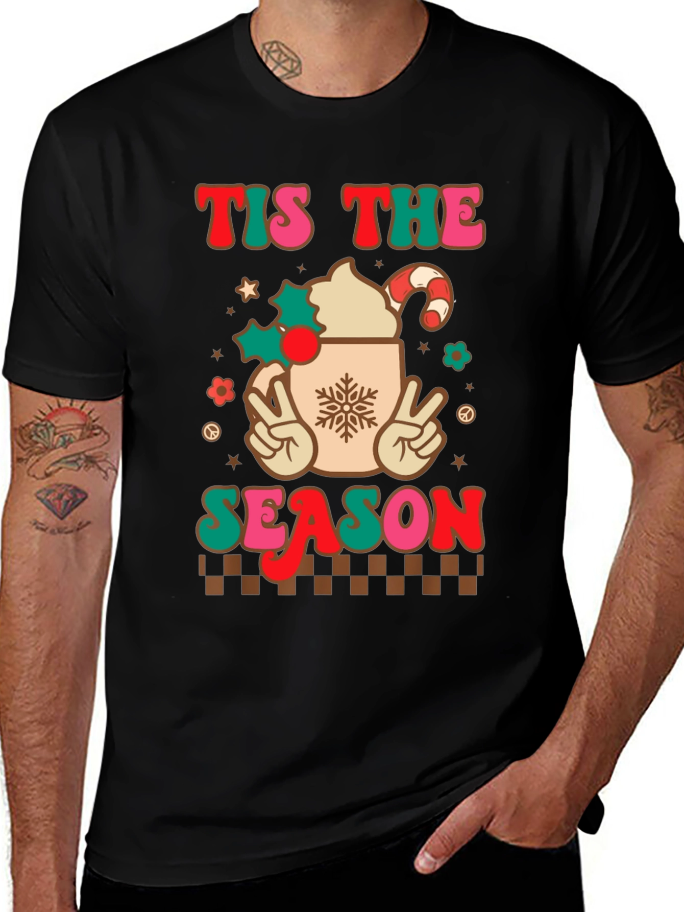 Variant 20 of Tis The Season Graphic T-Shirt Holiday Apparel