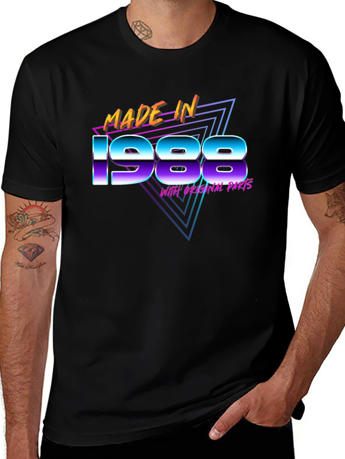 Variant 5 of Made in 1988 Retro T-Shirt