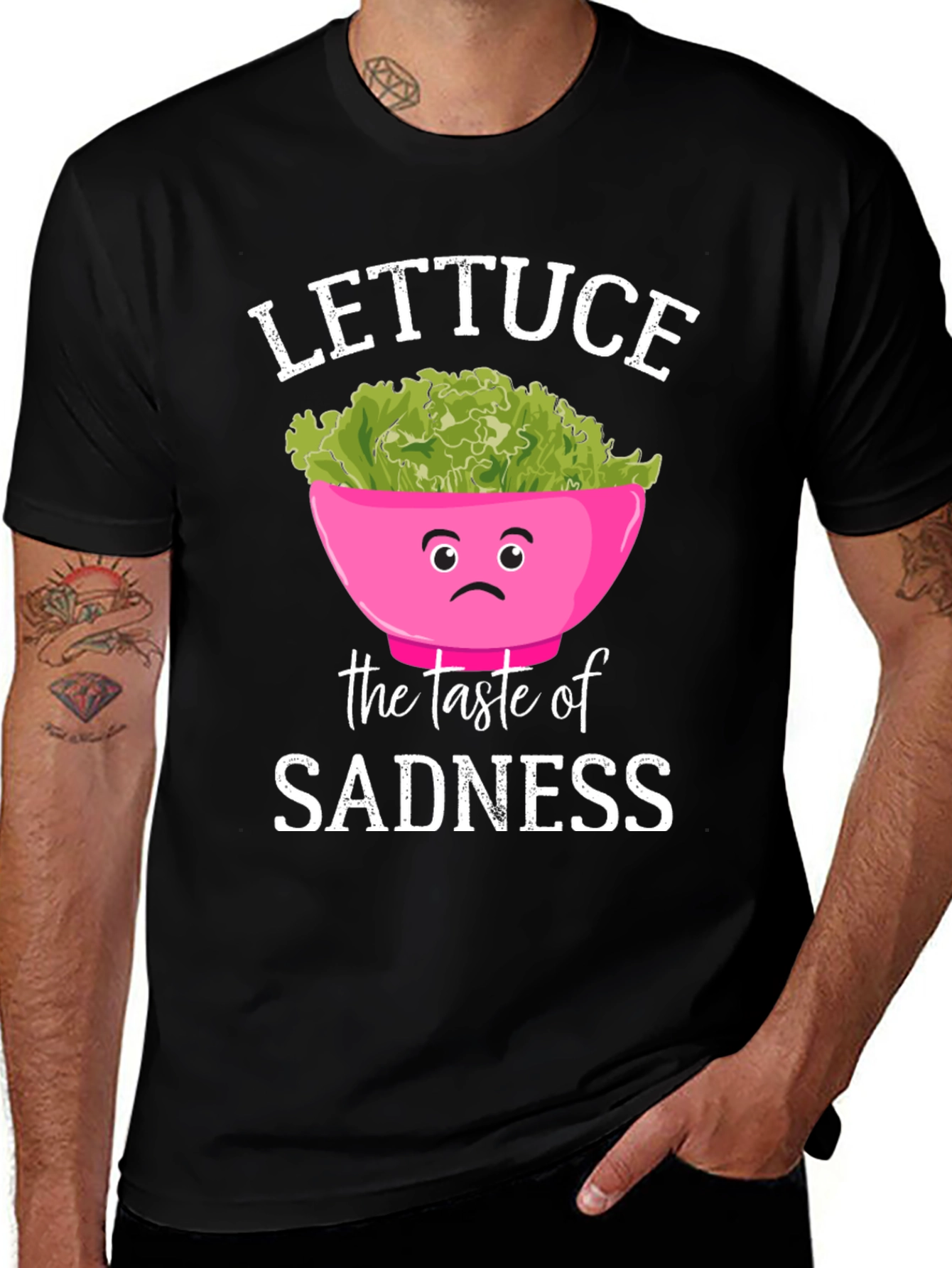 Variant 11 of Lettuce The Taste of Sadness Graphic Tee