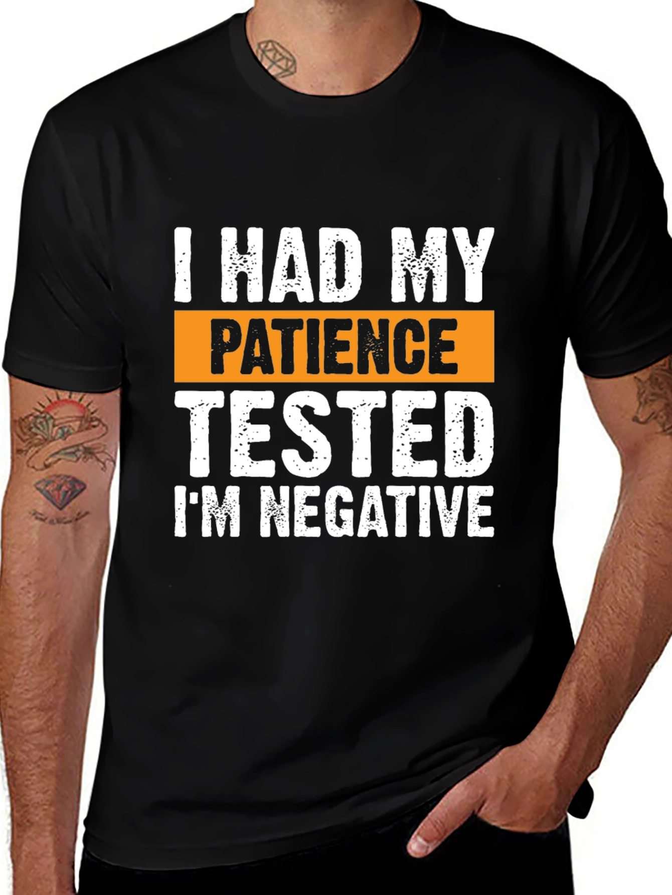 Variant 12 of I Had My Patience Tested Graphic Tee
