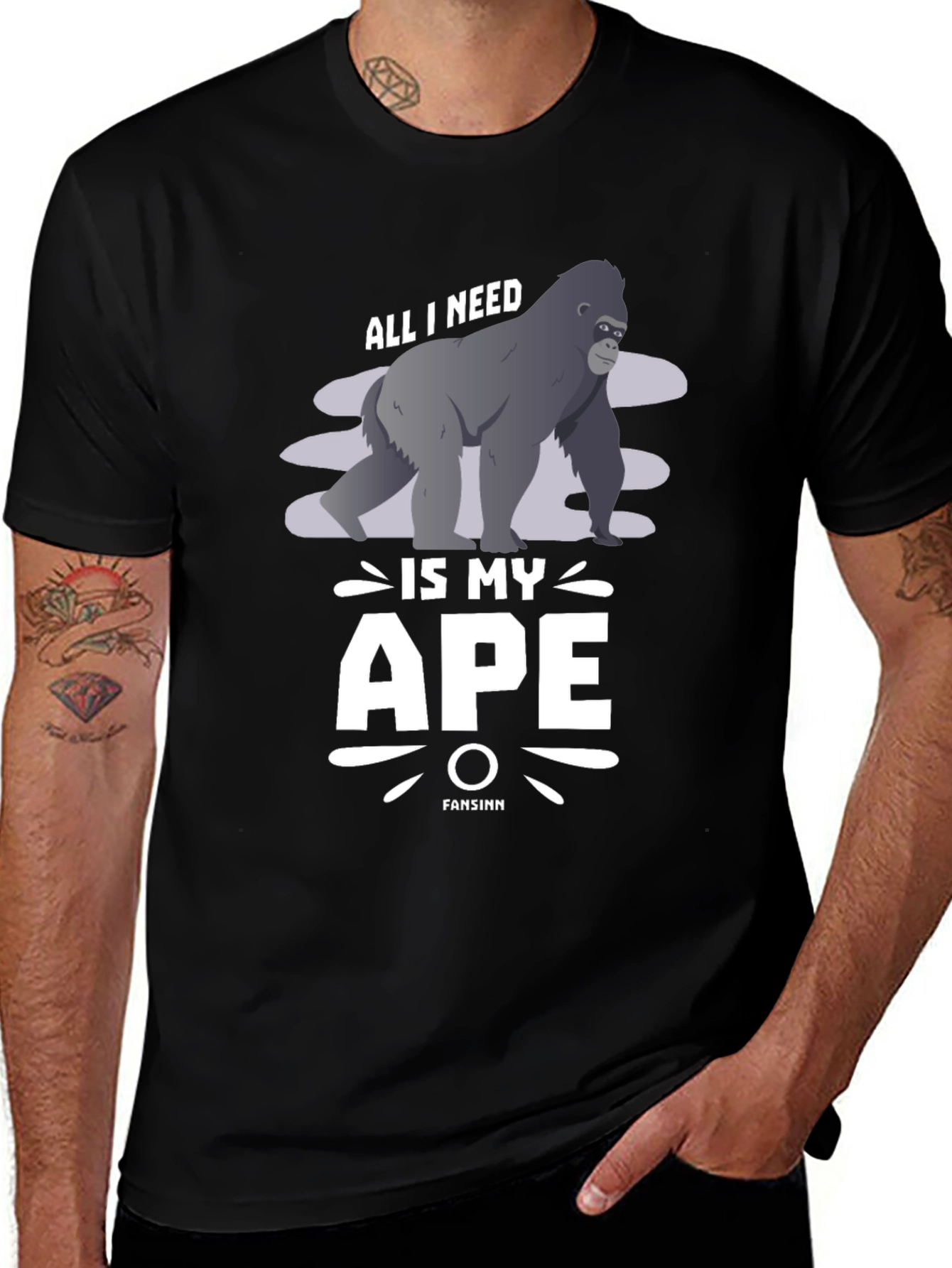 Variant 12 of All I Need is My Ape T-Shirt