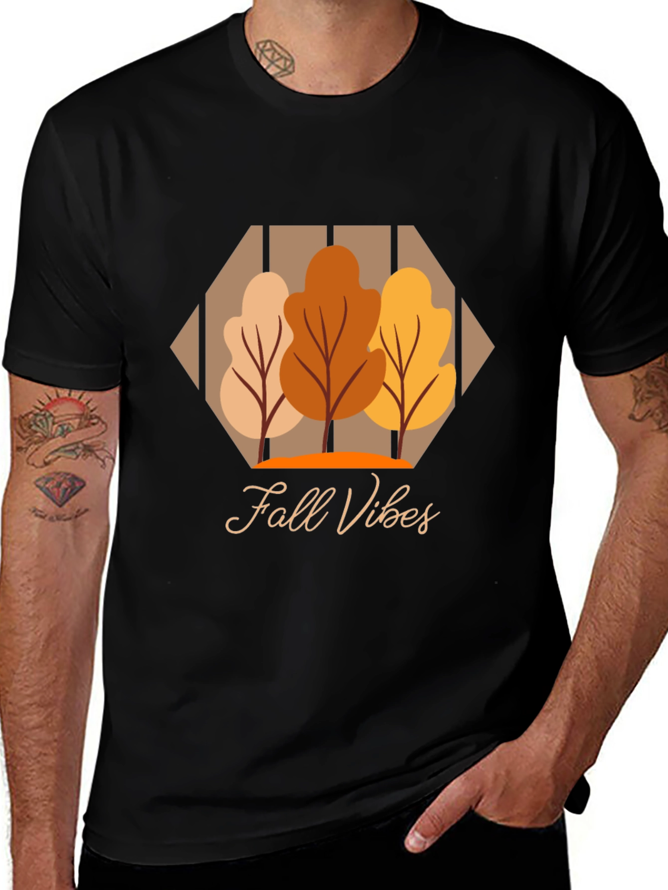 Fall Vibes Graphic T-Shirt