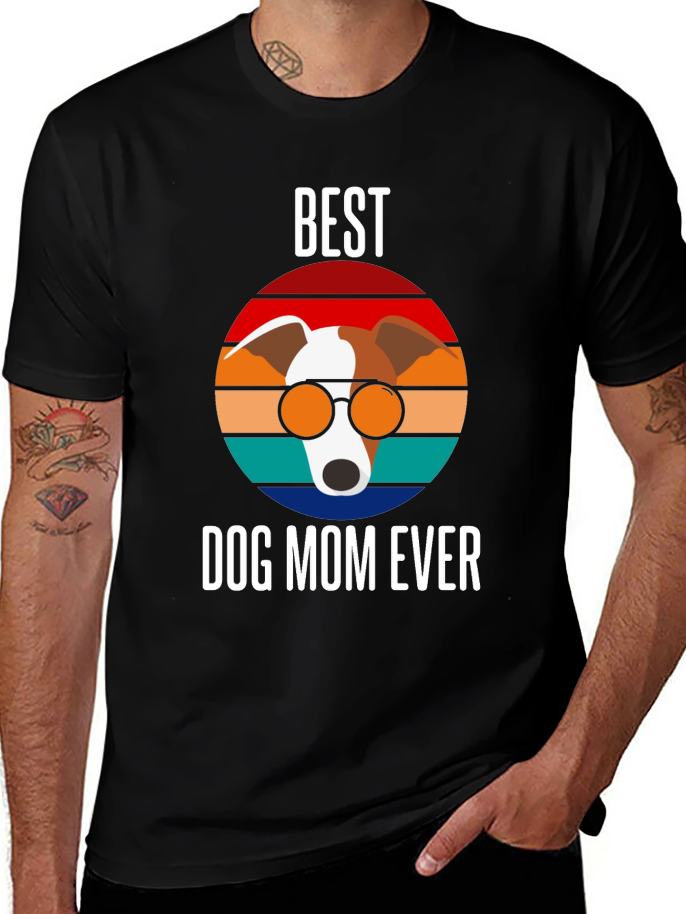 Variant 24 of Best Dog Mom Ever Graphic Tee