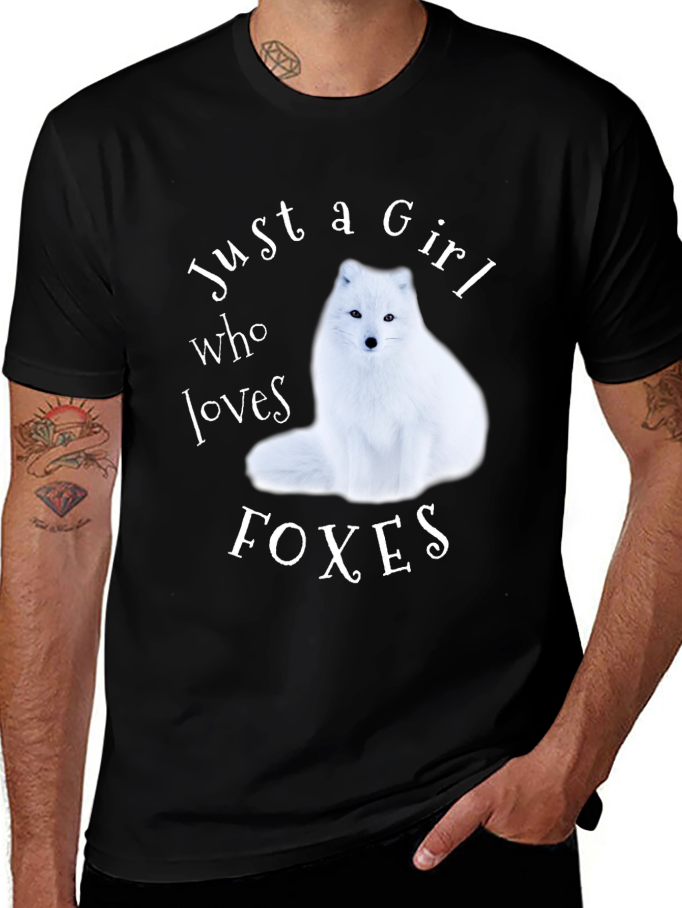 Variant 4 of Just a Girl Who Loves Foxes T-Shirt