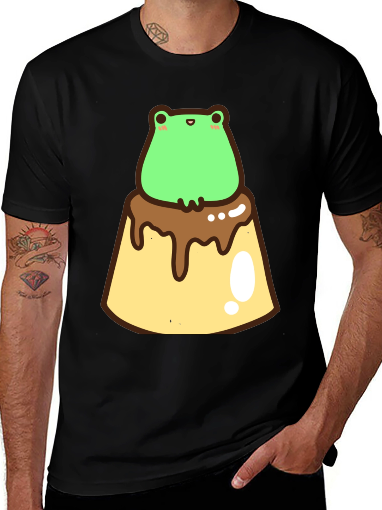 Variant 28 of Frog Pudding T-Shirt - Cute Cartoon Style Tee