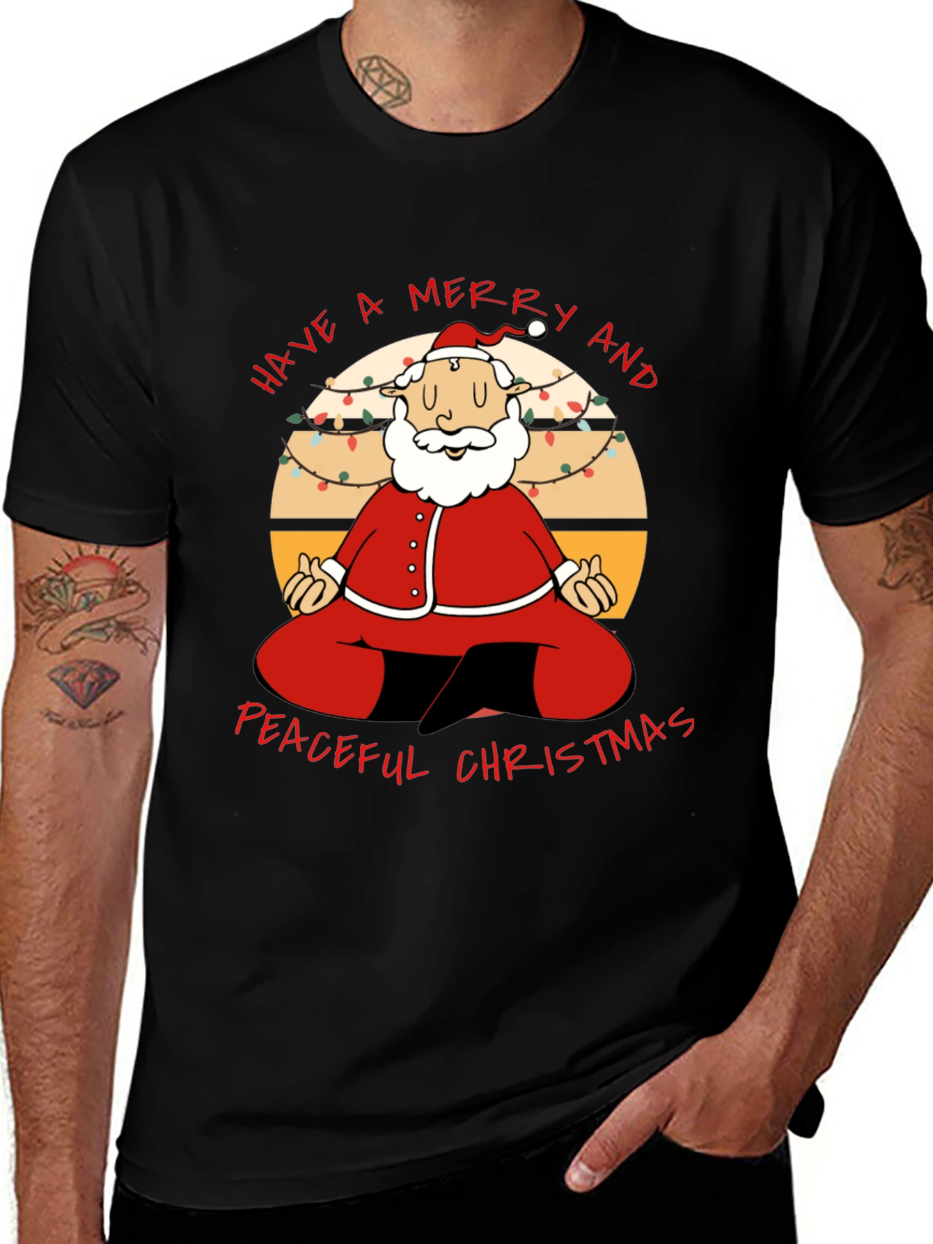 Zen Santa Christmas T-Shirt