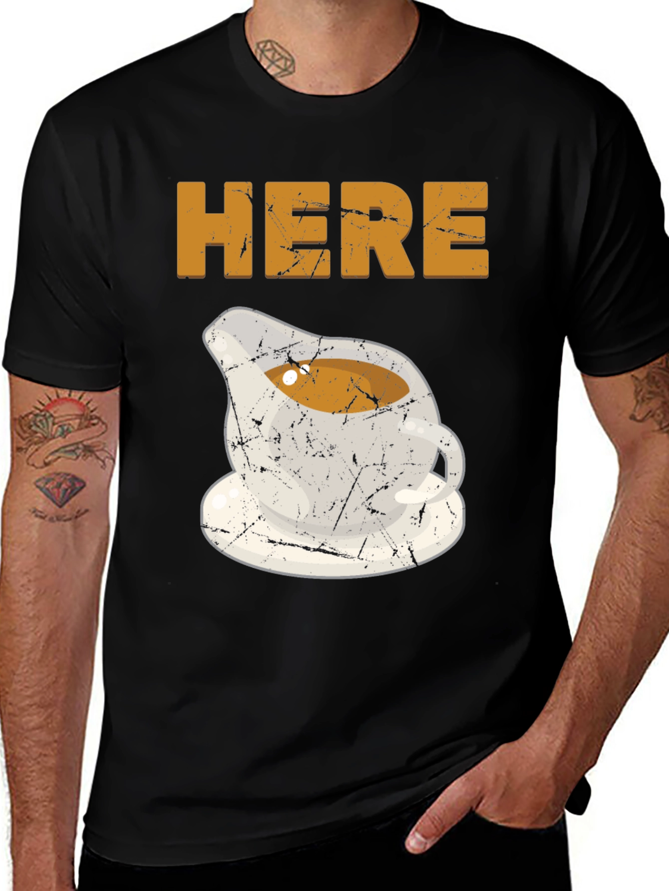 Here For The Gravy Thanksgiving T-Shirt