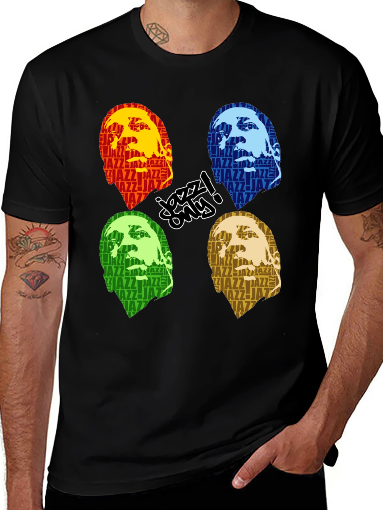 Variant 9 of Jazz Legend Pop Art T-Shirt