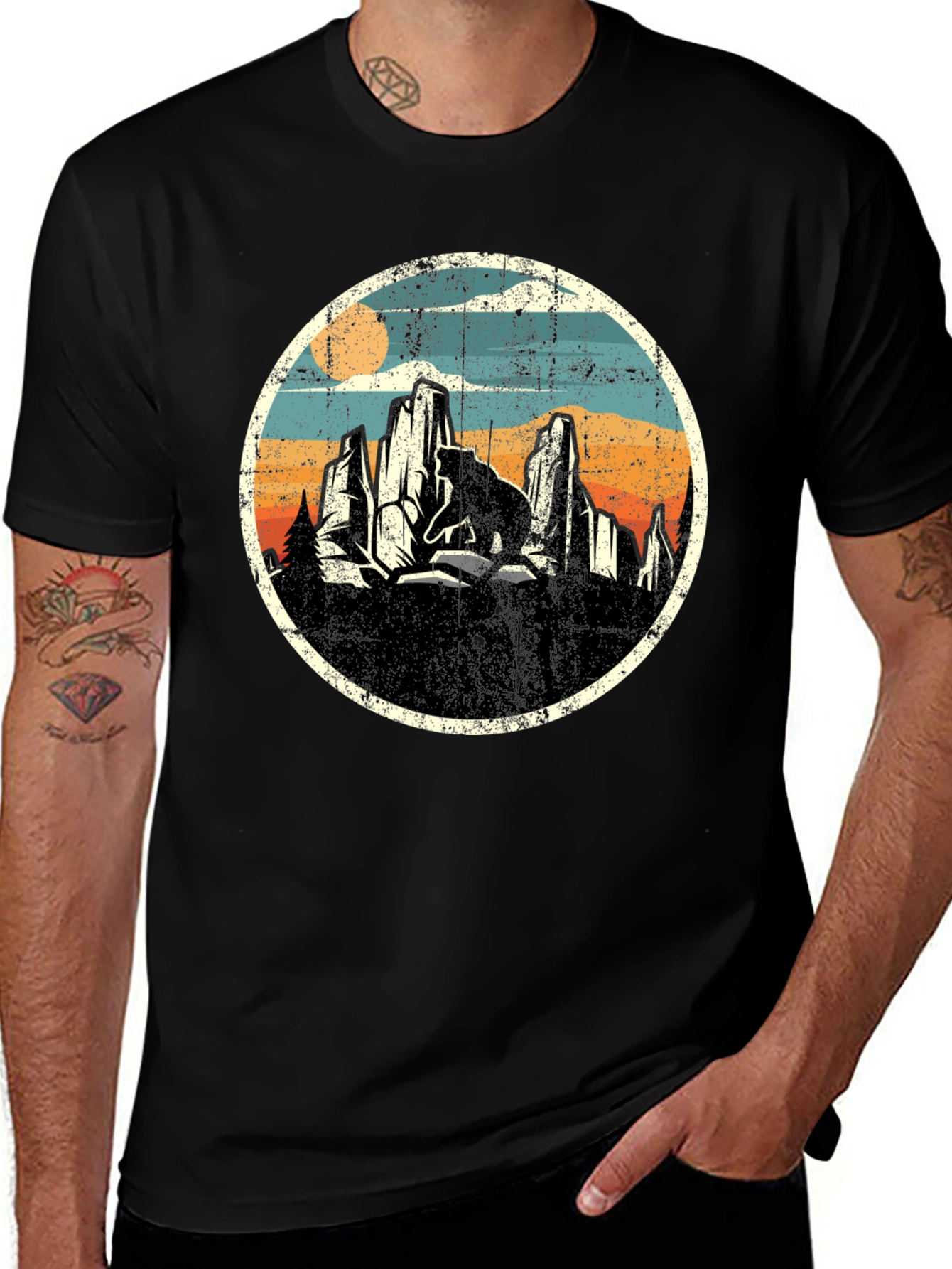 Variant 23 of Vintage Bear Mountain Graphic T-Shirt