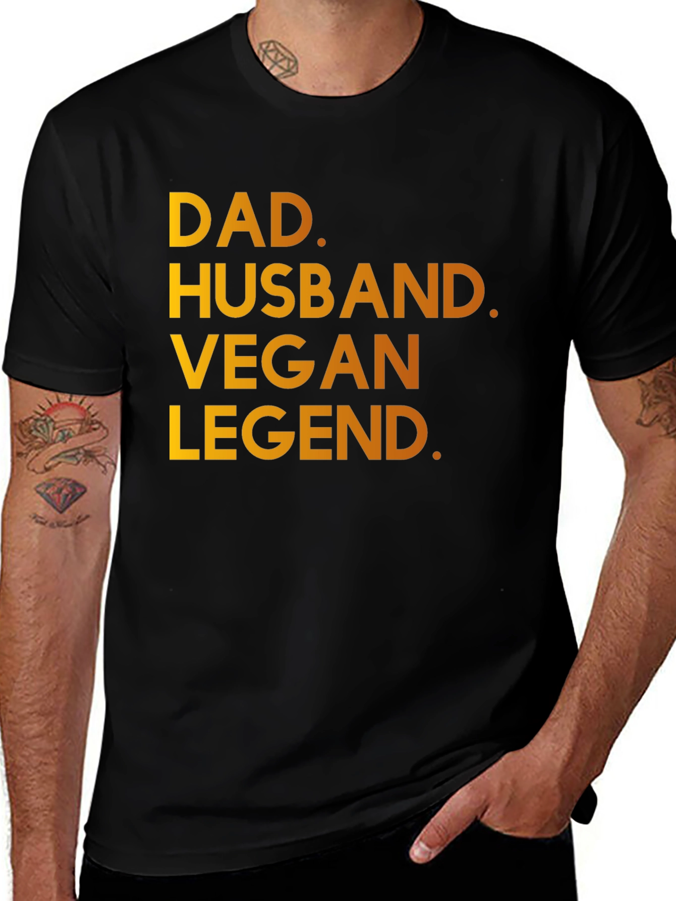 Variant 12 of Dad Husband Vegan Legend T-Shirt