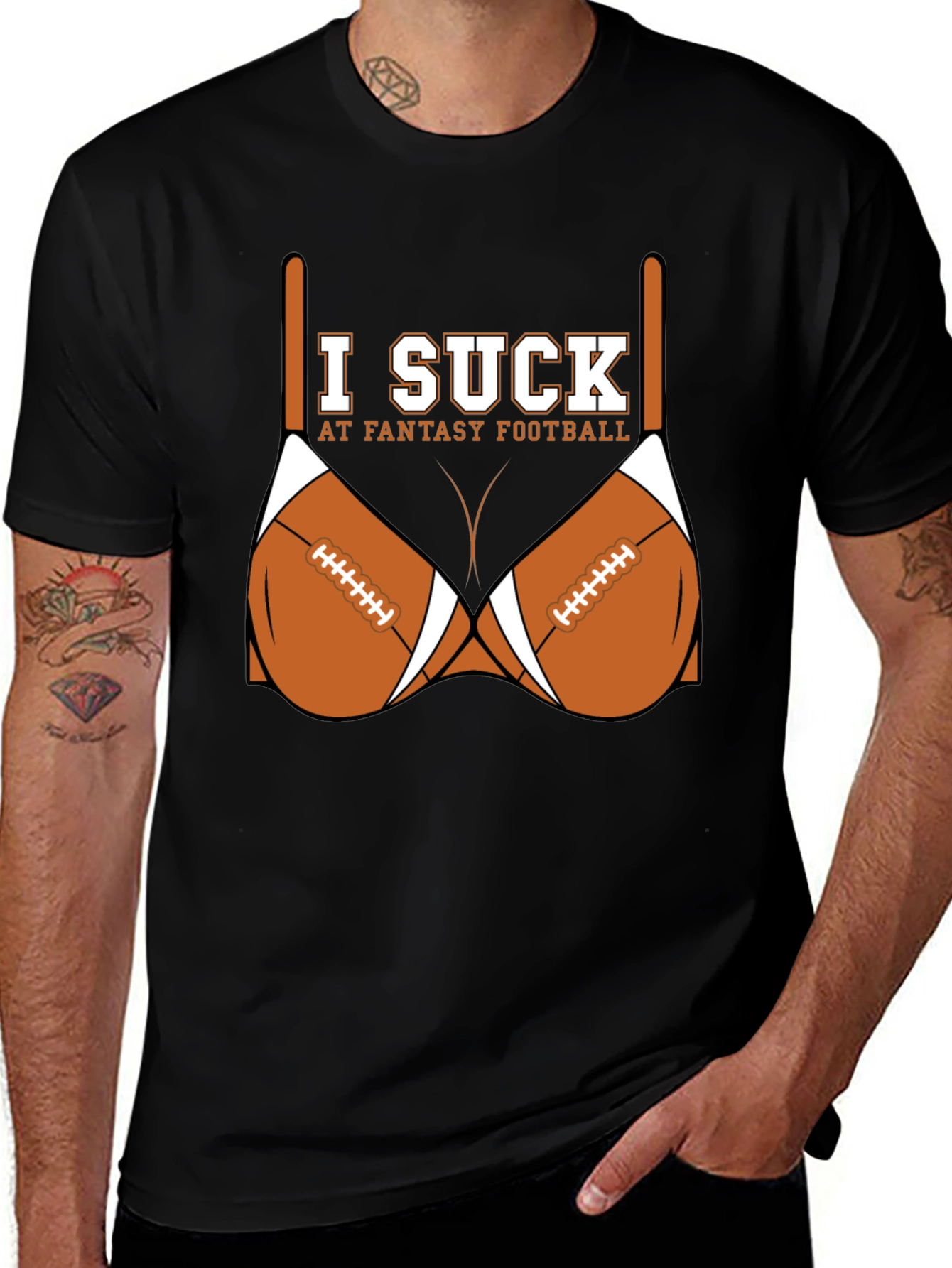 Variant 7 of I Suck at Fantasy Football T-Shirt