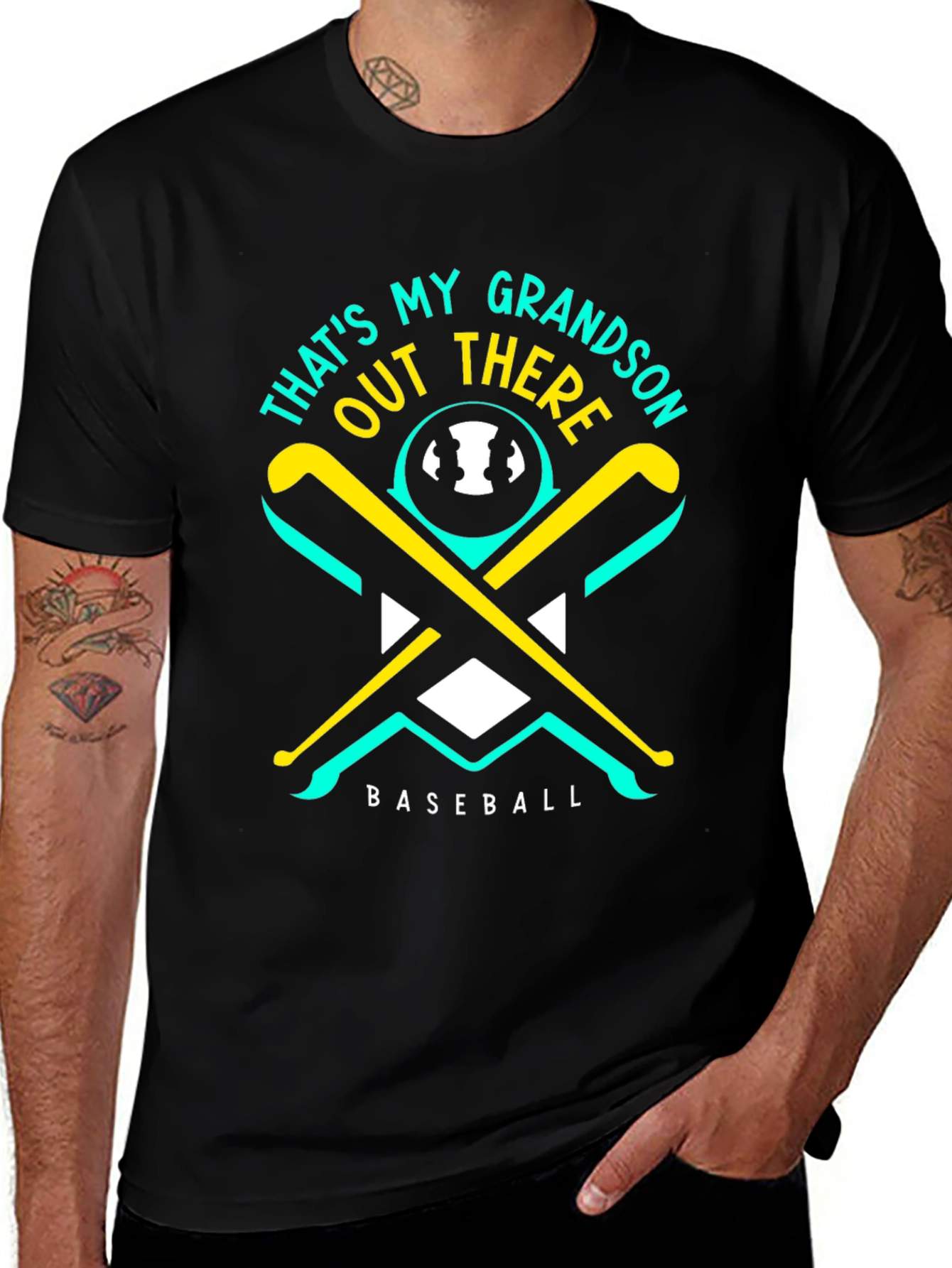 Variant 18 of Grandson Baseball T-Shirt
