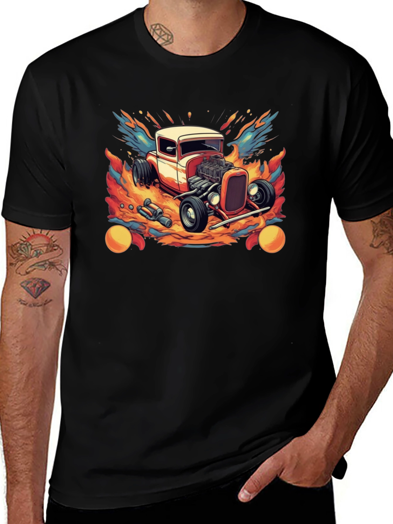 Variant 16 of Hot Rod T-Shirt - Classic Car Tee