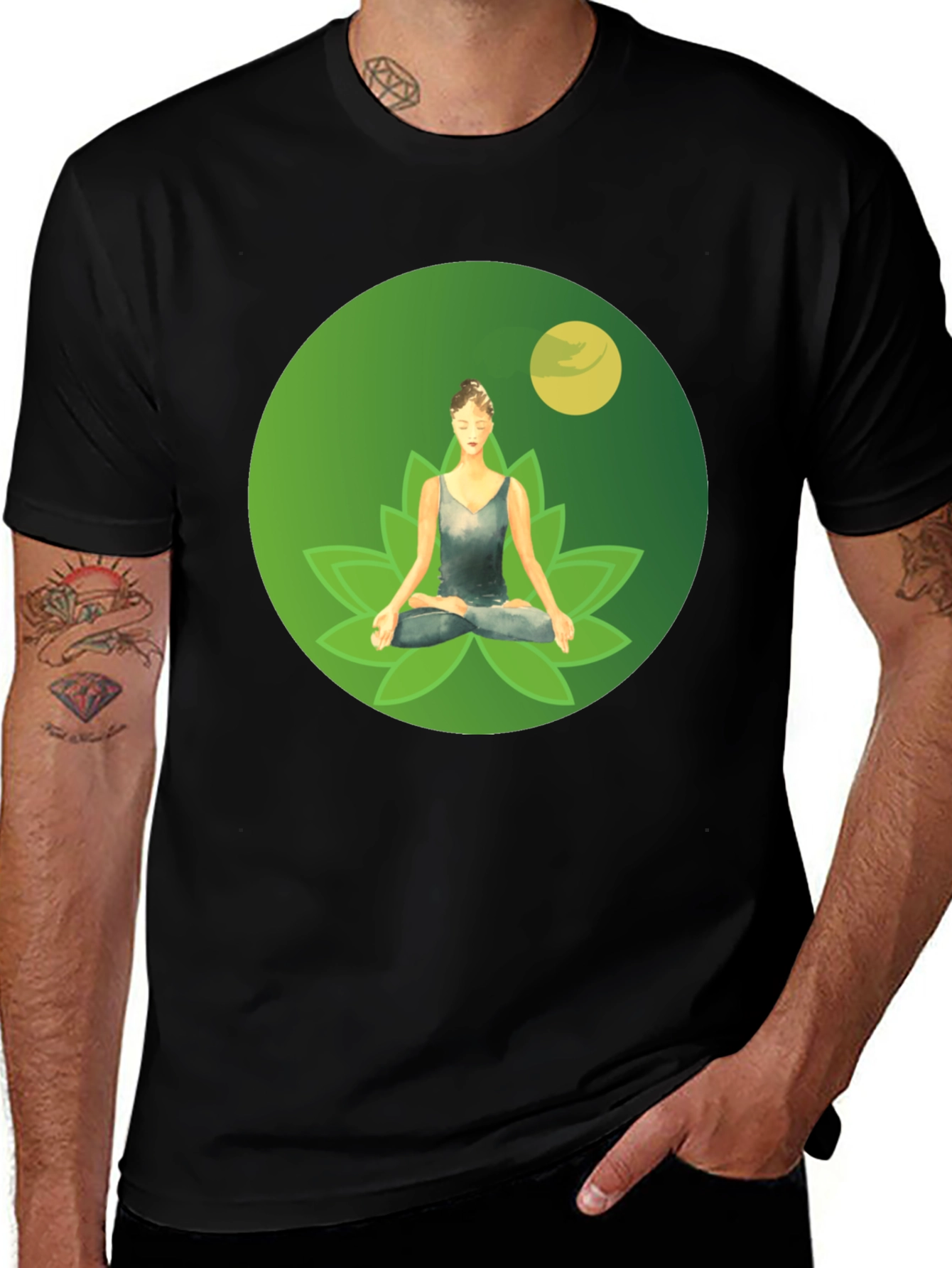 Zen Yoga Lotus T-Shirt - Meditate in Style