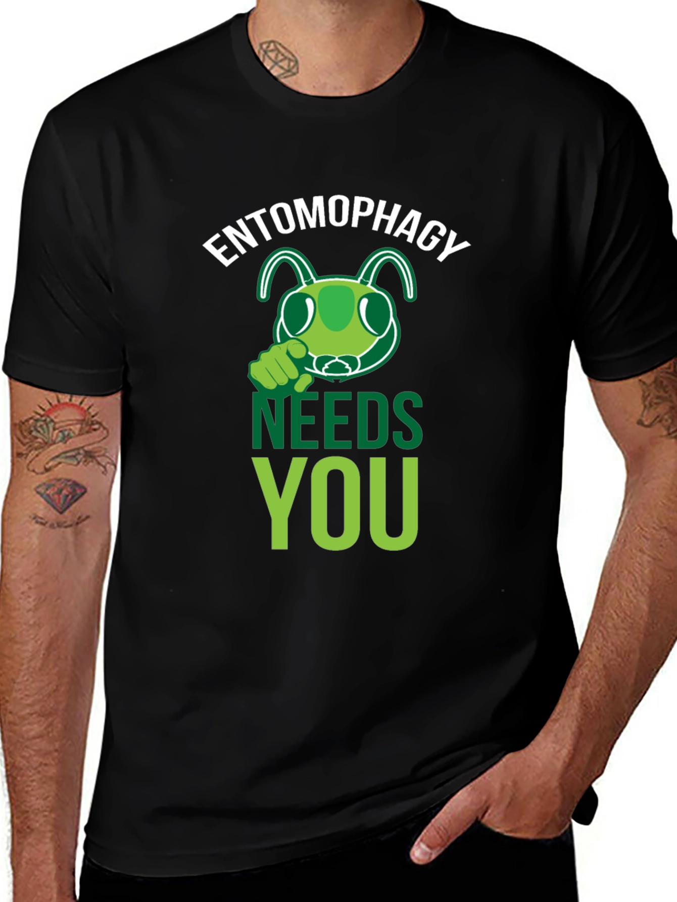 Entomophagy Needs You T-Shirt - Insect Eating Tee
