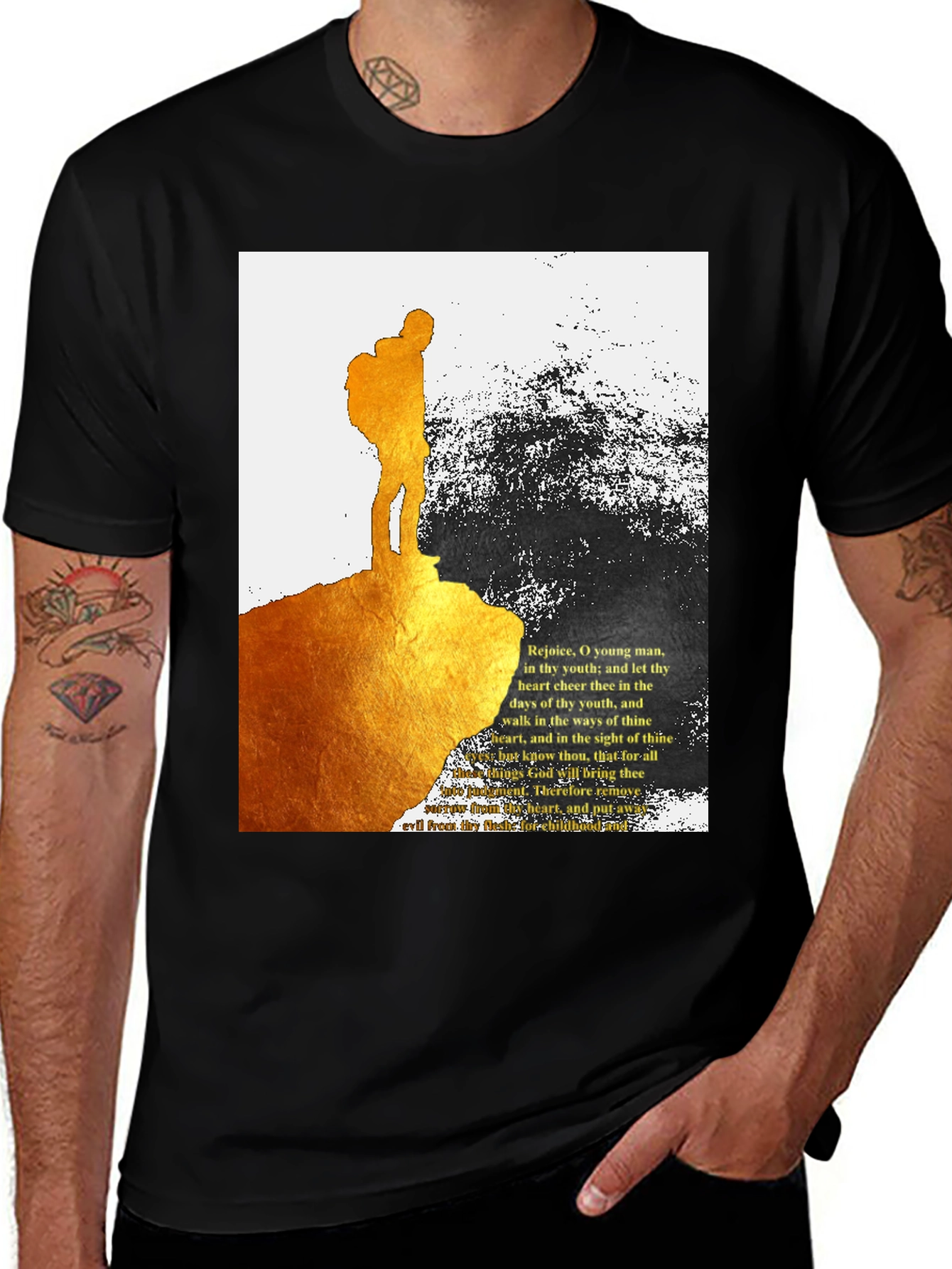 Variant 3 of Inspirational Graphic T-Shirt for Men