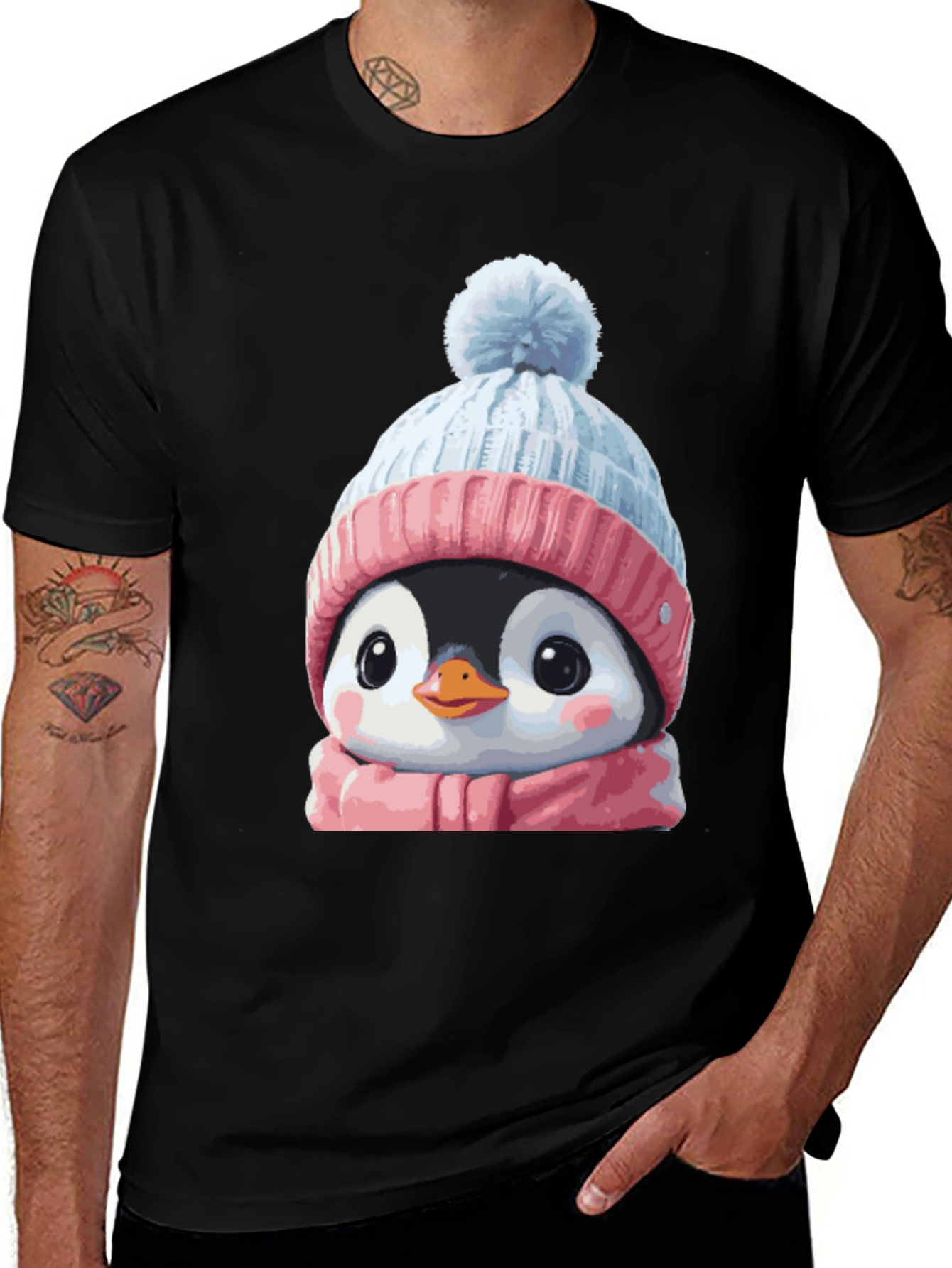 Variant 22 of Cute Penguin Winter T-Shirt