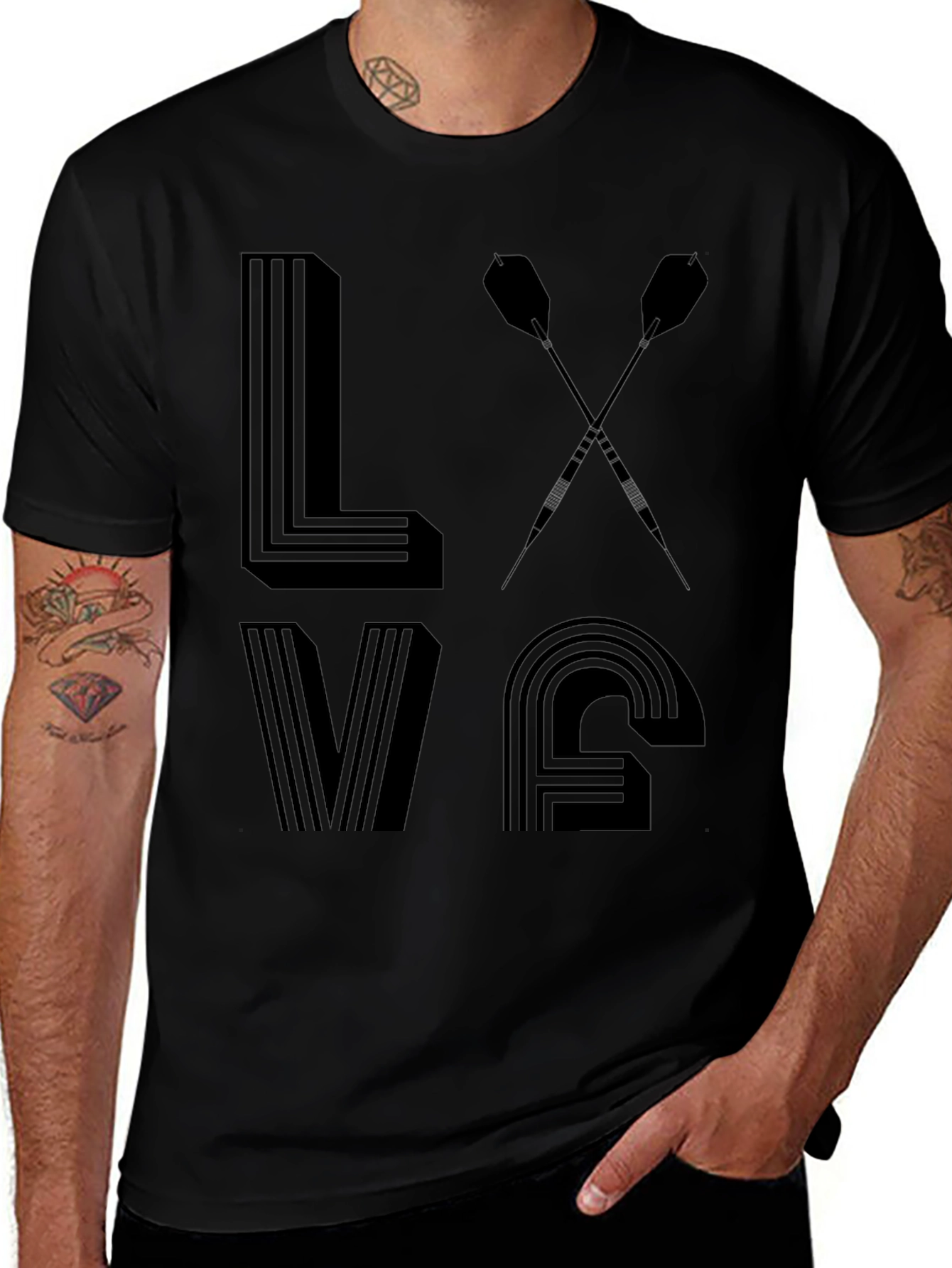 Variant 25 of Love Darts T-Shirt - Unique Dart Player Gift