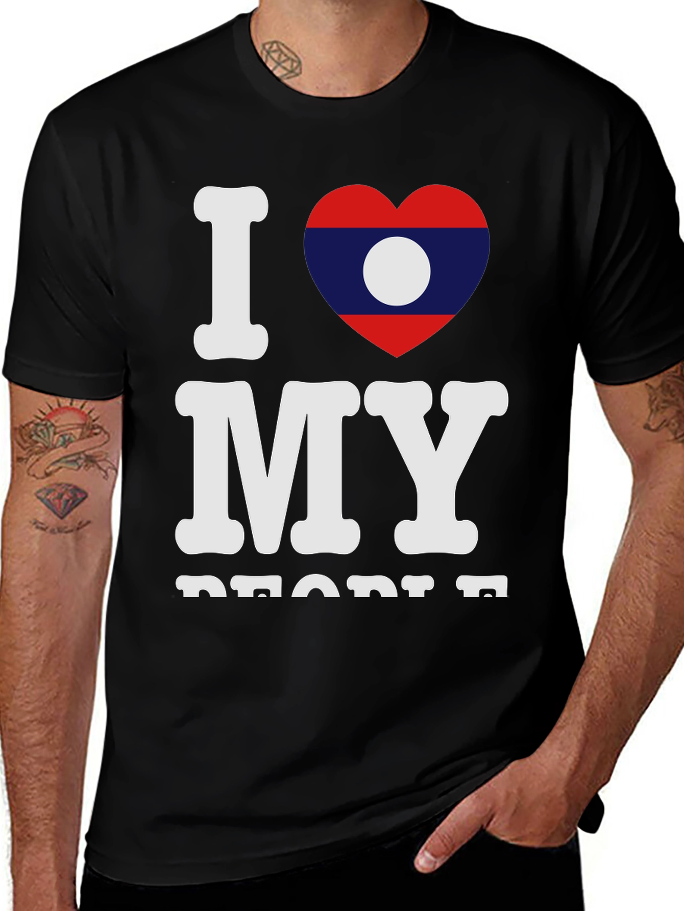 Variant 5 of I Heart My People T-Shirt