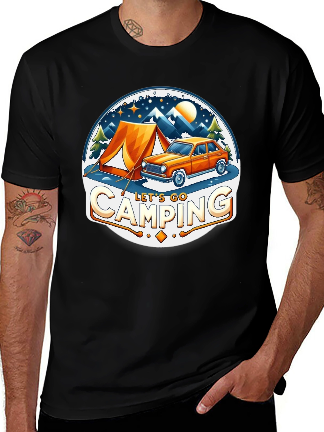Variant 13 of Let's Go Camping Graphic T-Shirt