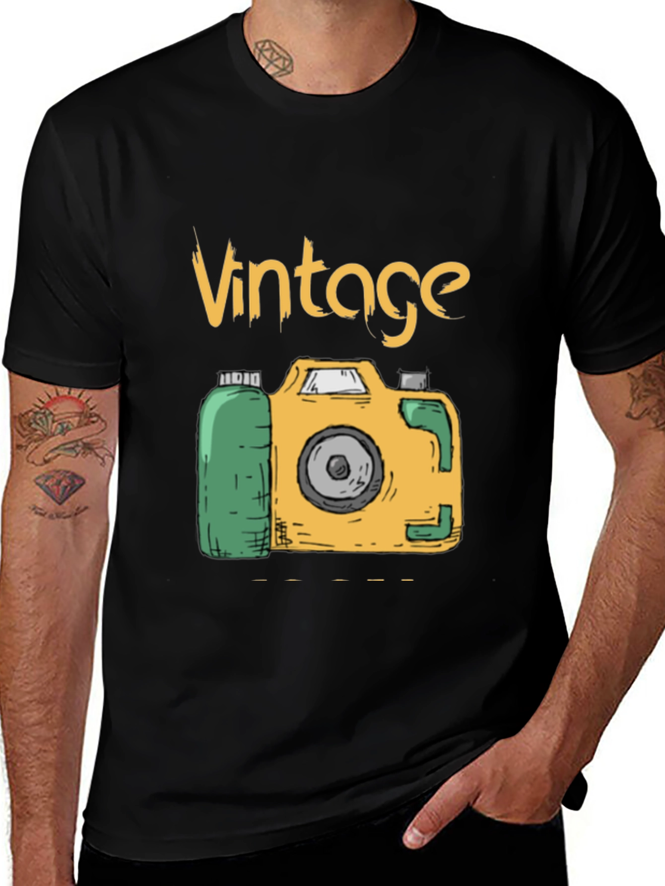 Variant 11 of Vintage Camera T-Shirt - Retro Style Graphic Tee