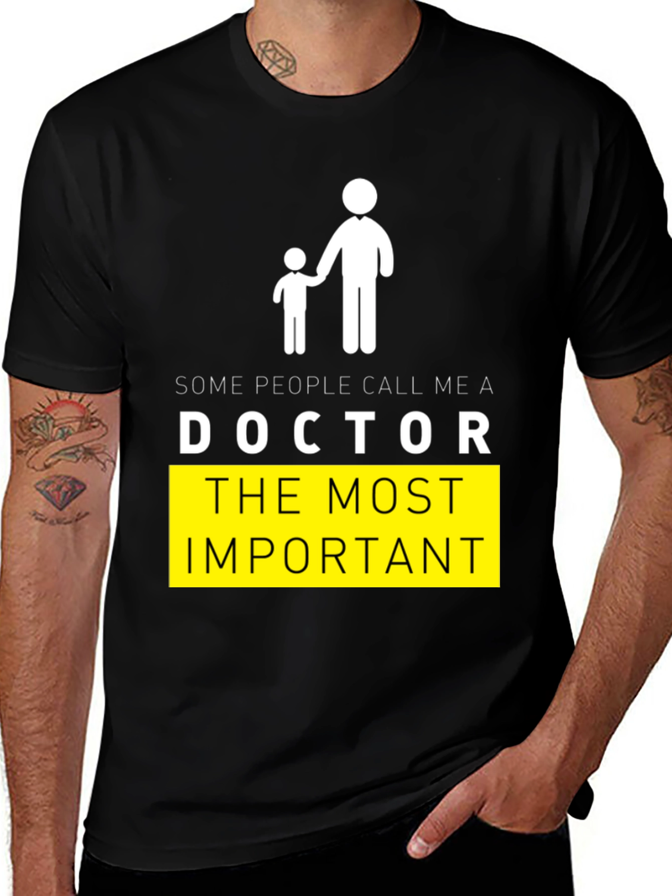 Variant 17 of Doctor Dad T-Shirt - World's Most Important Job