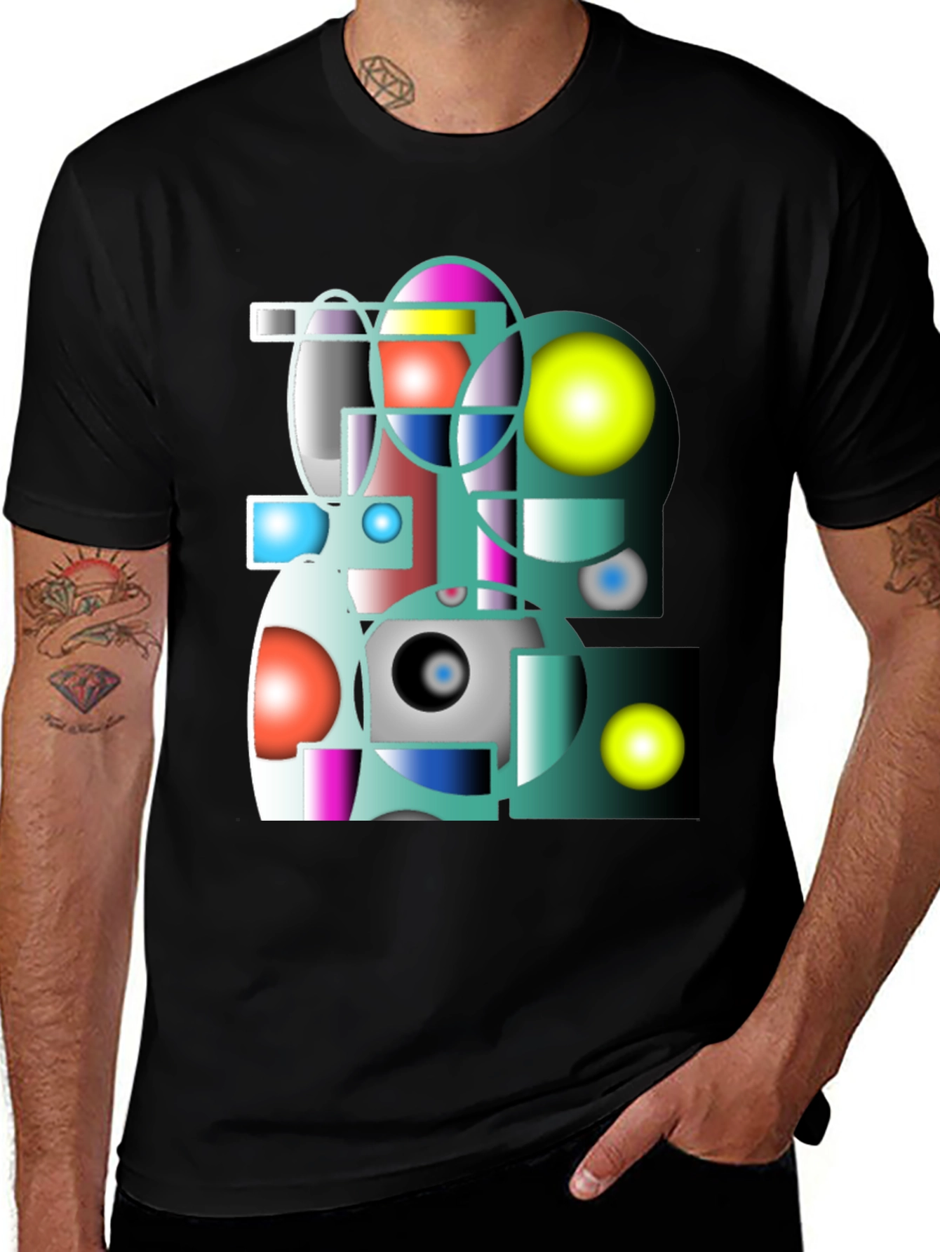 Variant 7 of Abstract Geometric Graphic Tee
