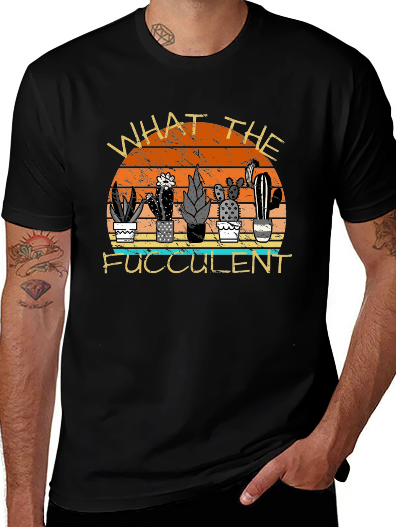 What the Fucculent Cactus T-Shirt