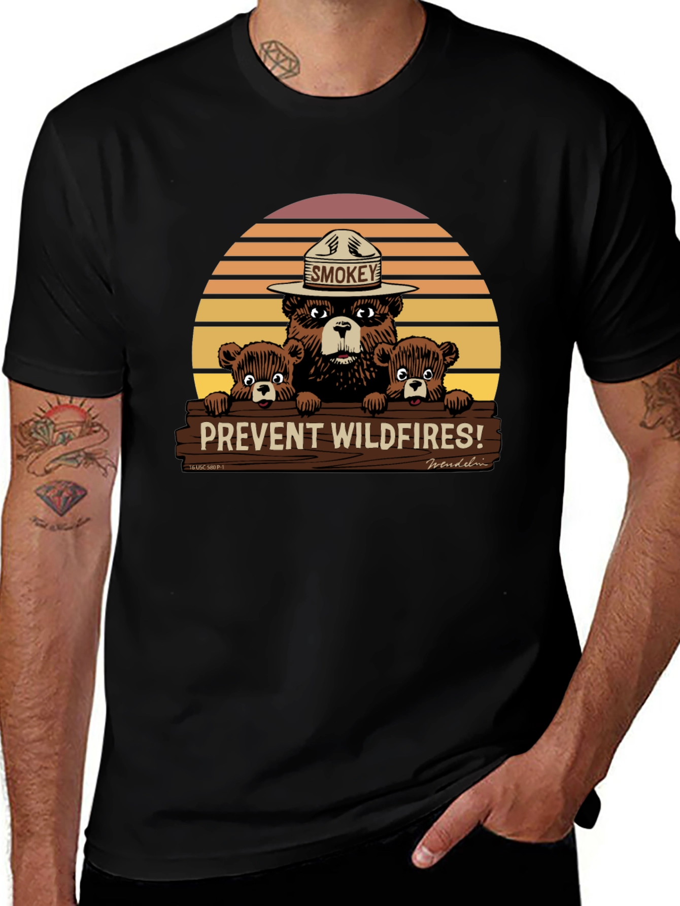 Smokey Bear Prevent Wildfires T-Shirt