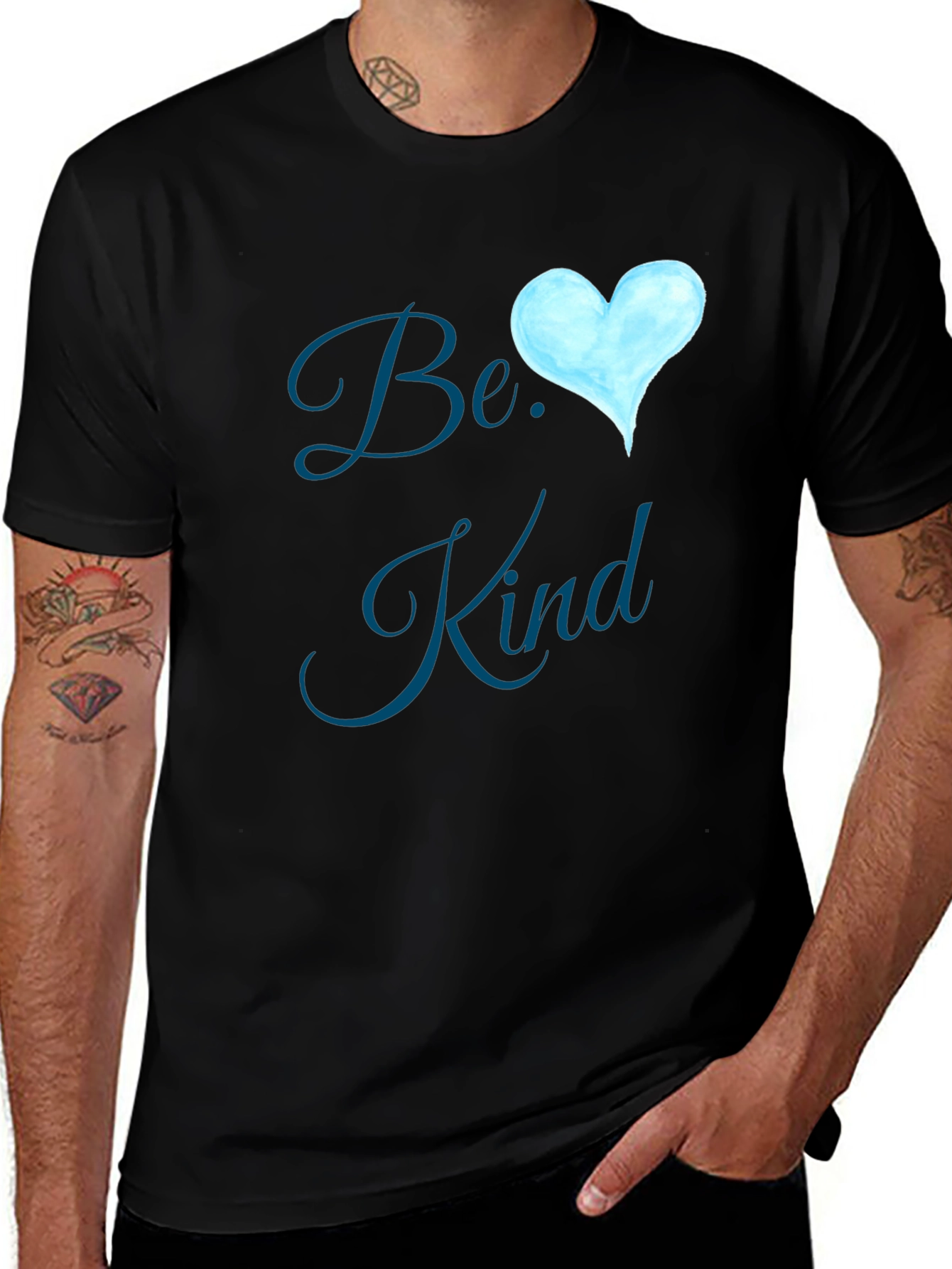 Variant 2 of Be Kind T-Shirt - Soft Cotton Blend, Stylish Design