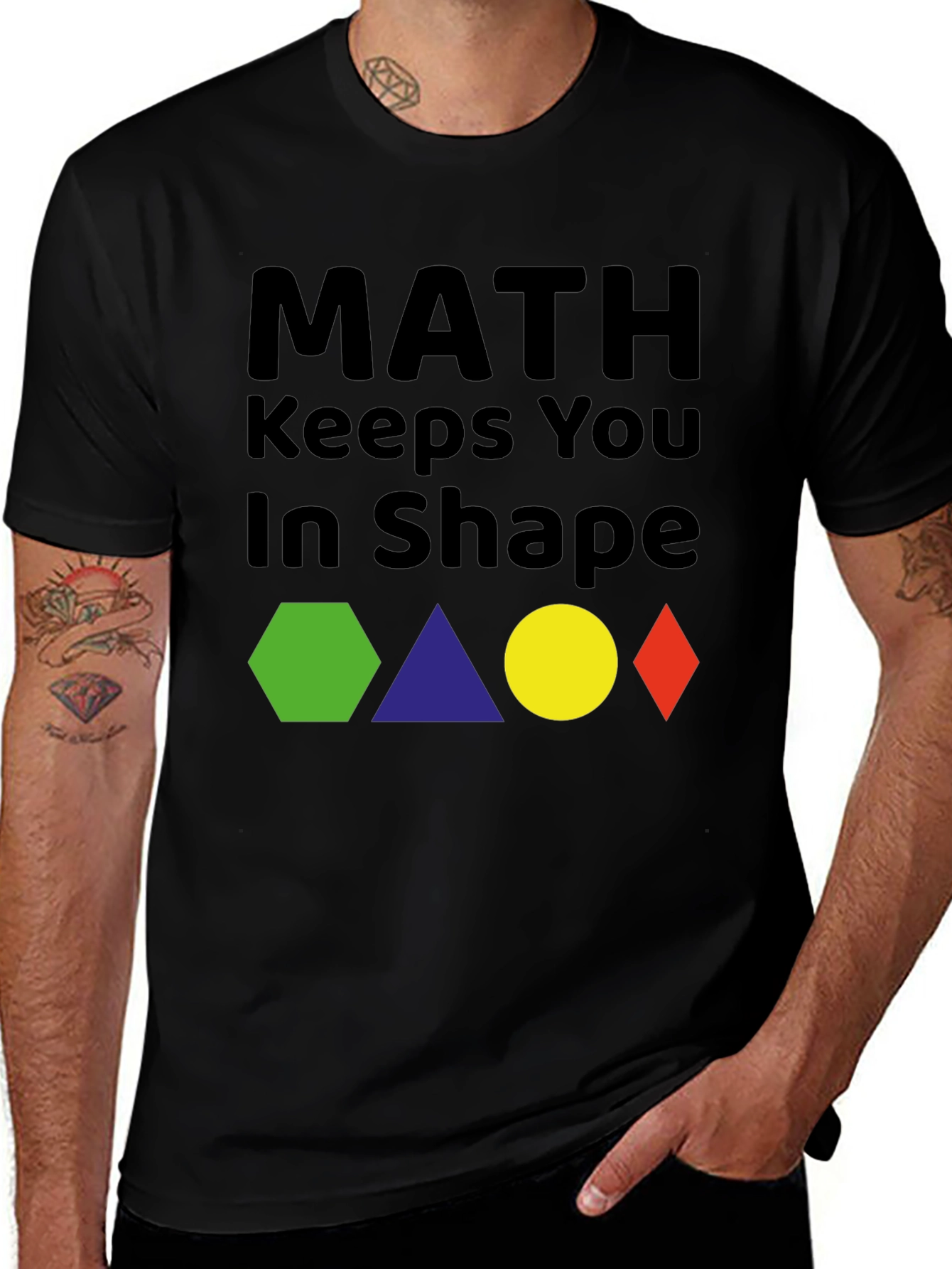 Variant 20 of Math Keeps You In Shape T-Shirt