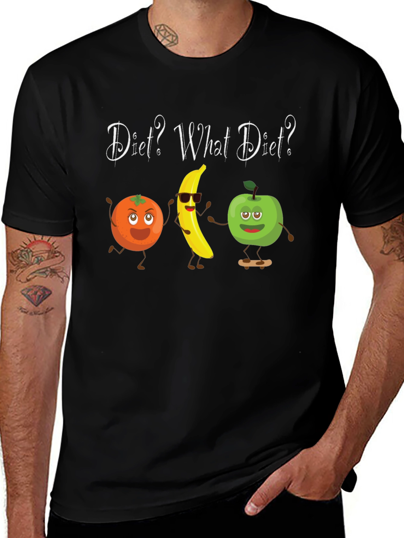 Variant 2 of Diet? What Diet? Funny Fruit T-Shirt