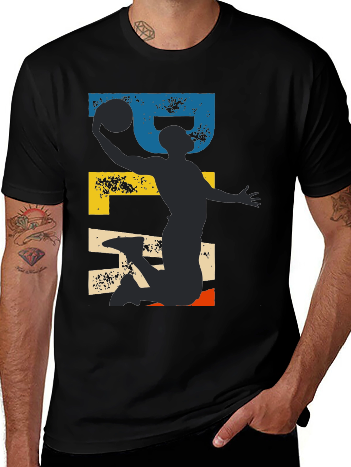 Variant 20 of Basketball Player Graphic T-Shirt - Stylish Streetwear