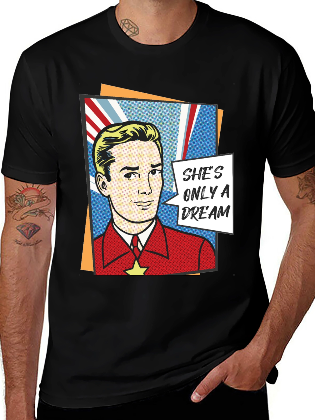 Variant 9 of Retro Comic Book Pop Art T-Shirt