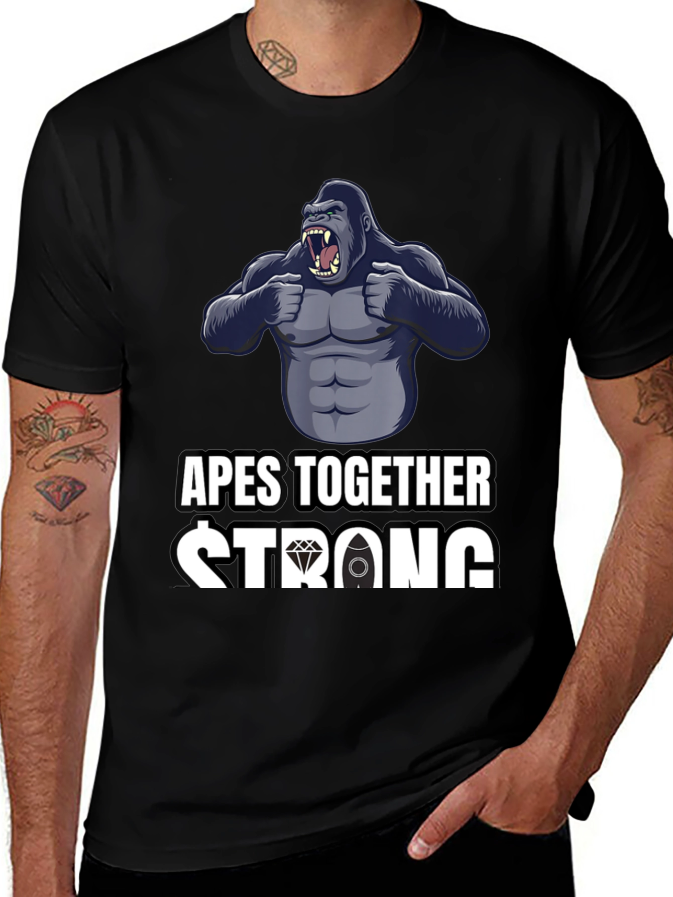 Variant 9 of Apes Together Strong Graphic T-Shirt