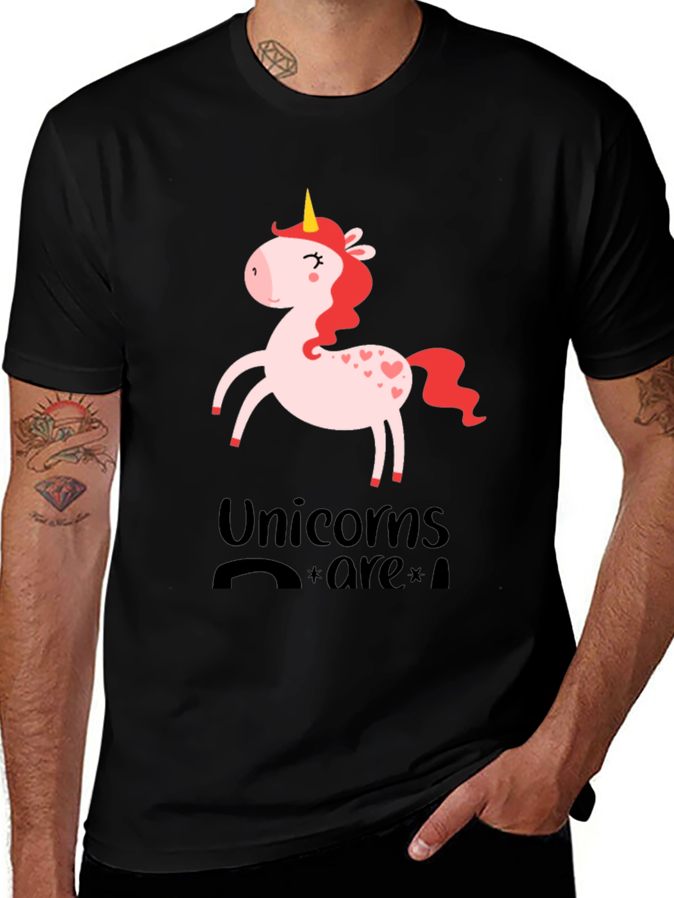 Variant 8 of Unicorns Are Real Graphic Tee