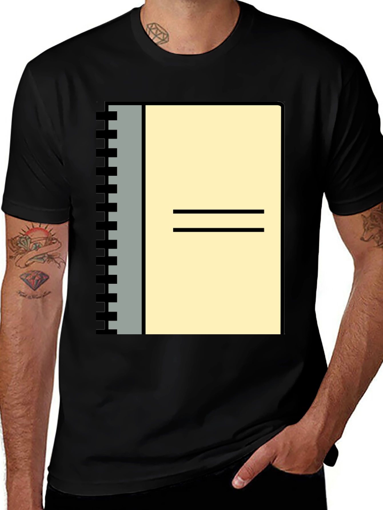 Notebook Graphic T-Shirt - Study Style Tee