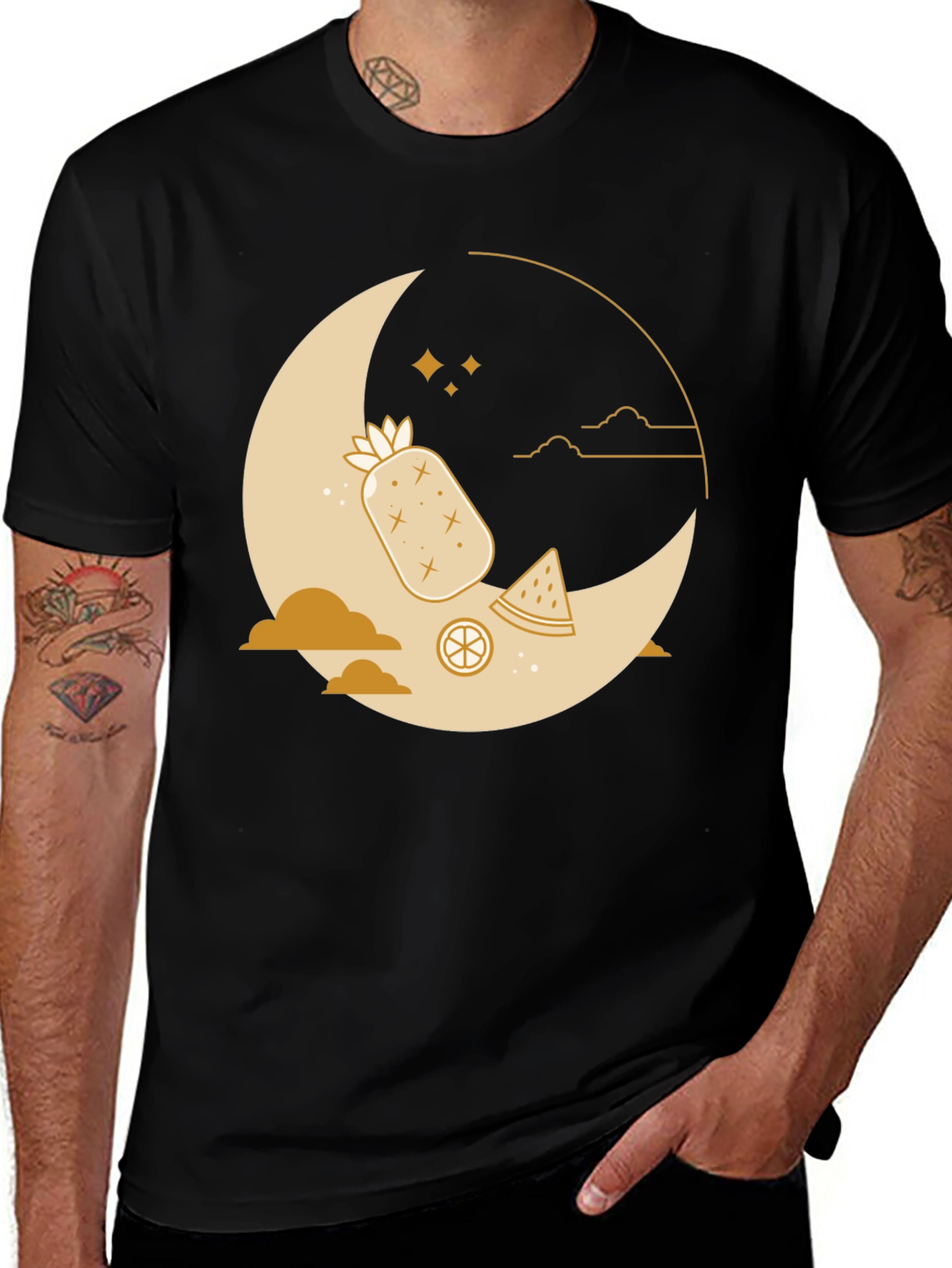 Variant 8 of Moon Fruit T-Shirt - Stylish Graphic Tee