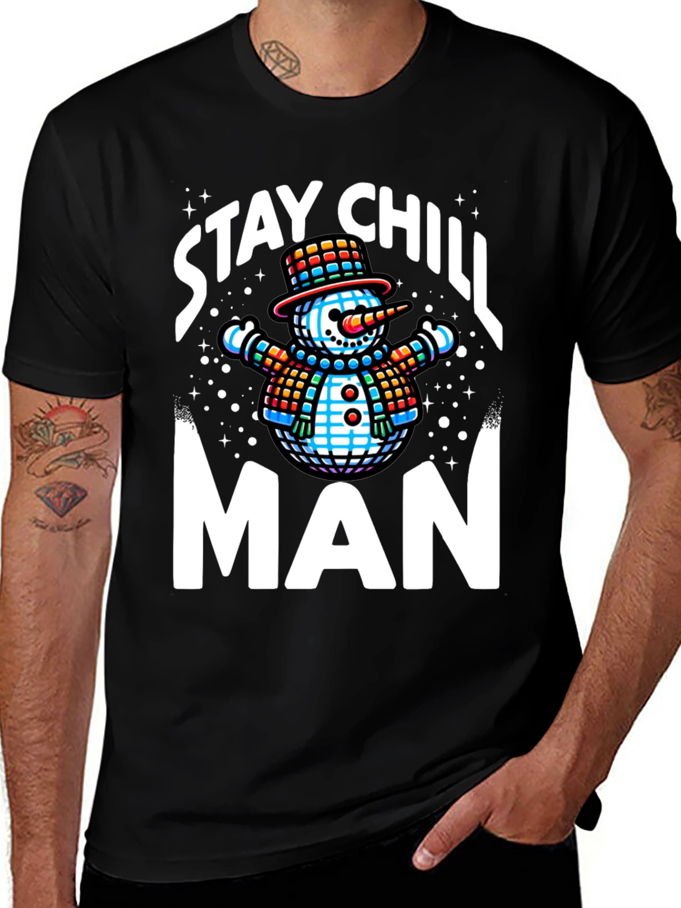 Variant 14 of Stay Chill Man T-Shirt